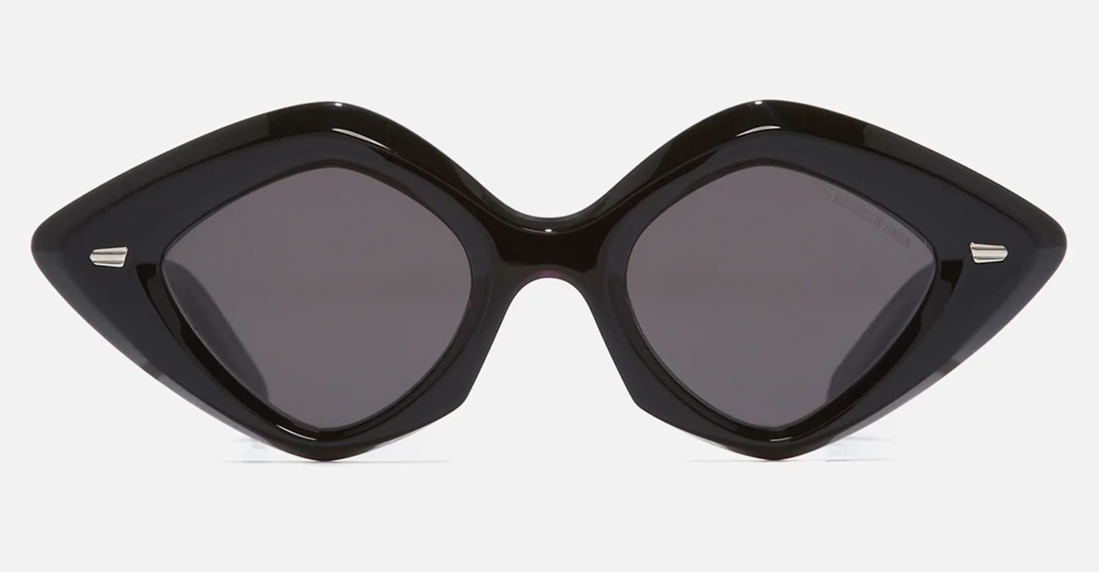 Cutler And Gross 9126 - Black On Pink Sunglasses In Blue