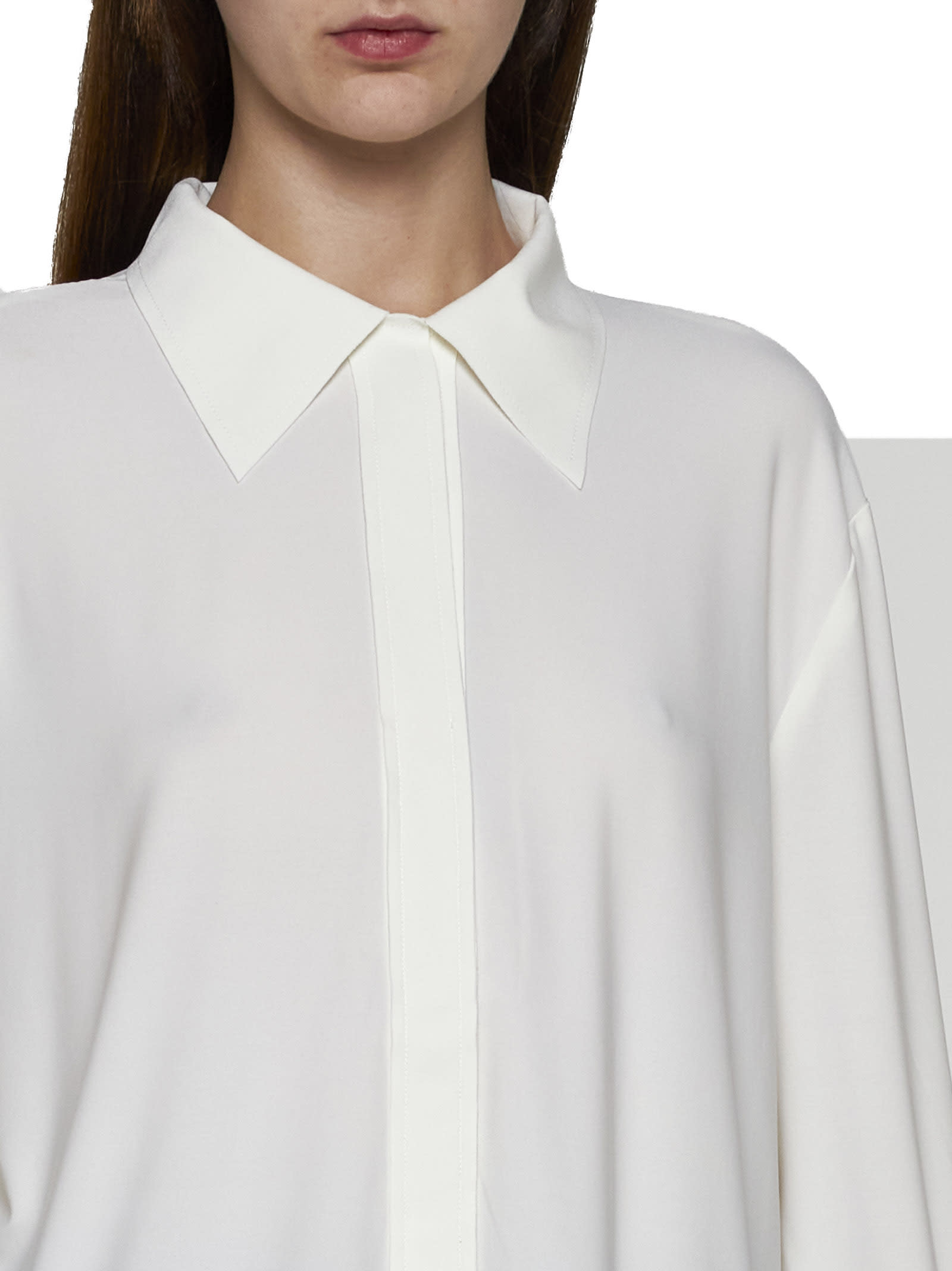Shop Norma Kamali Shirt In White