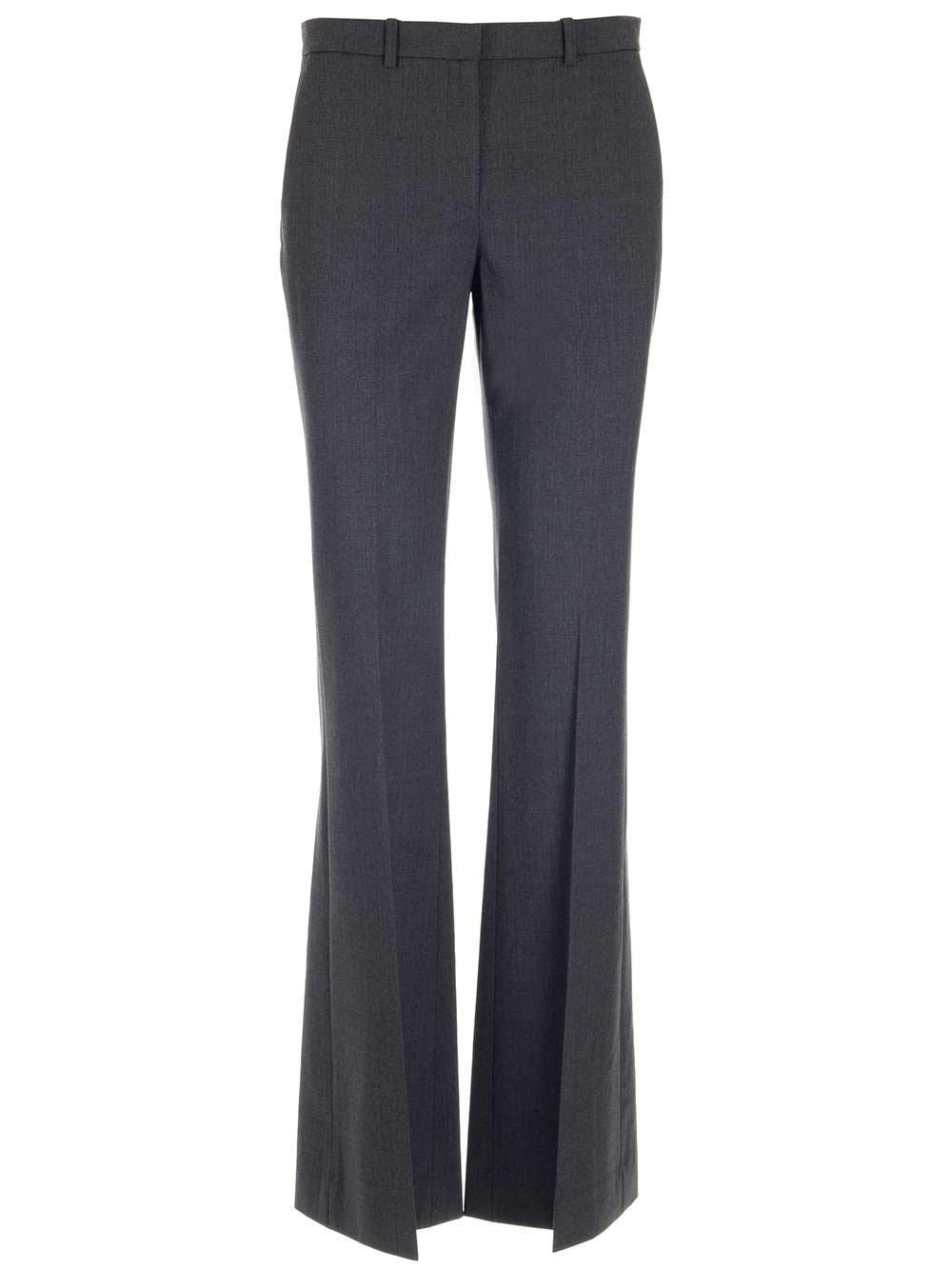 Side-slit Flared Trousers