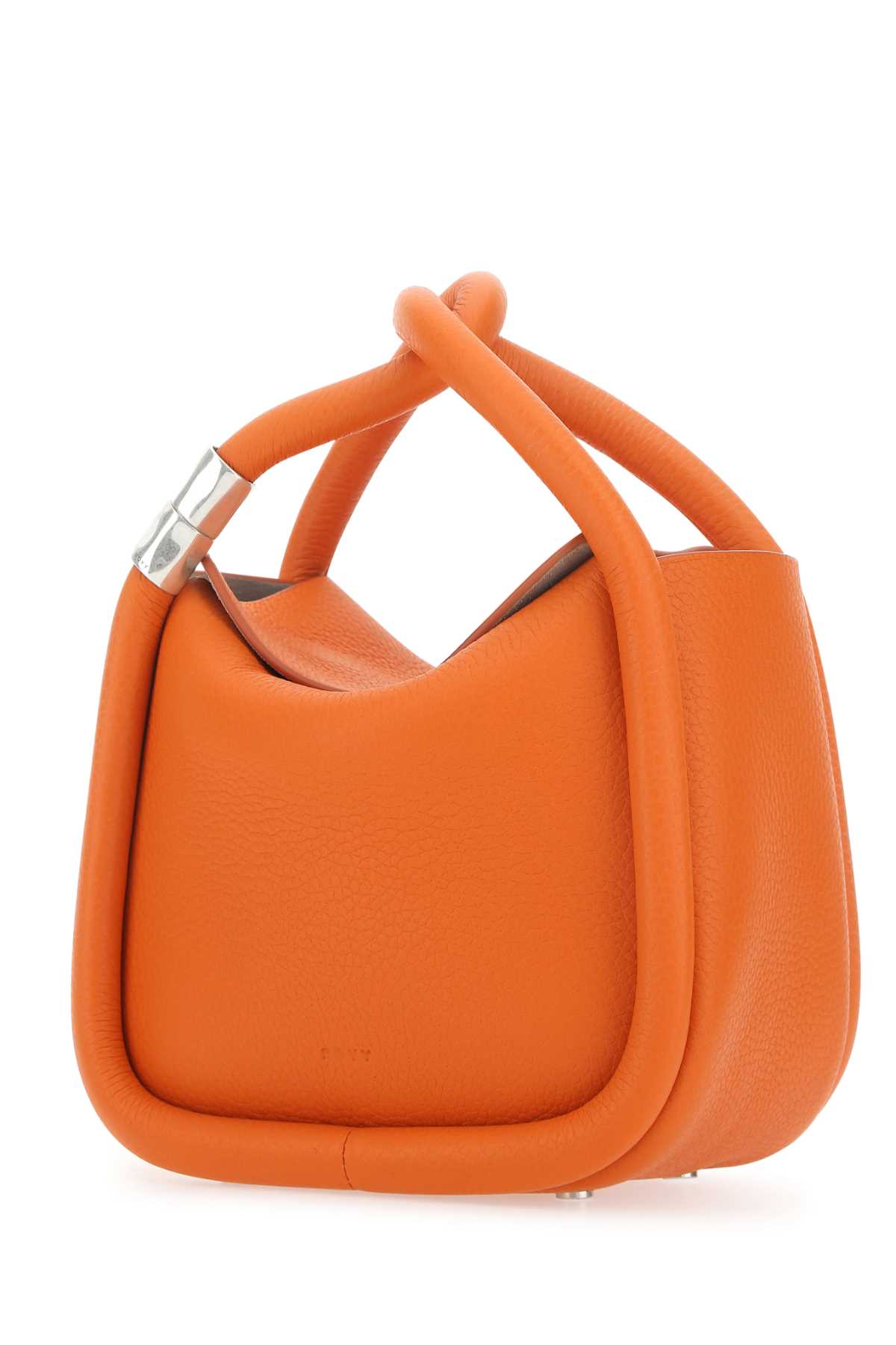 BOYY ORANGE LEATHER WONTON 20 HANDBAG 