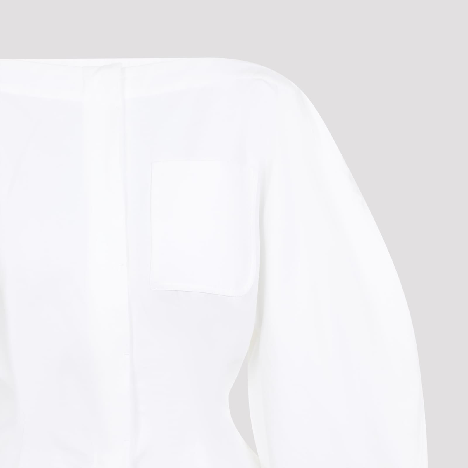 Shop Jacquemus La Chemise Barco In White