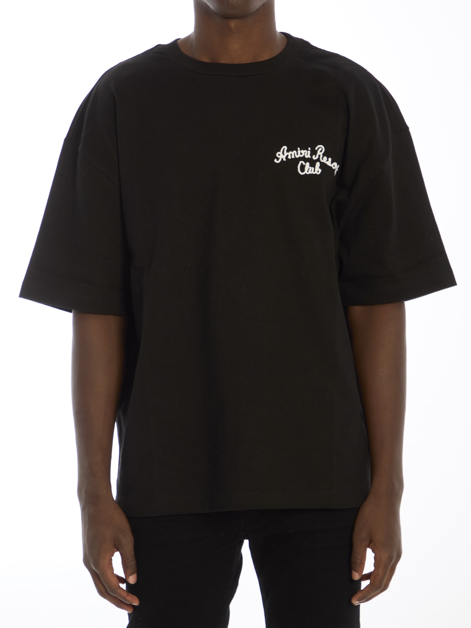 Shop Amiri Resort Club T-shirt In Black