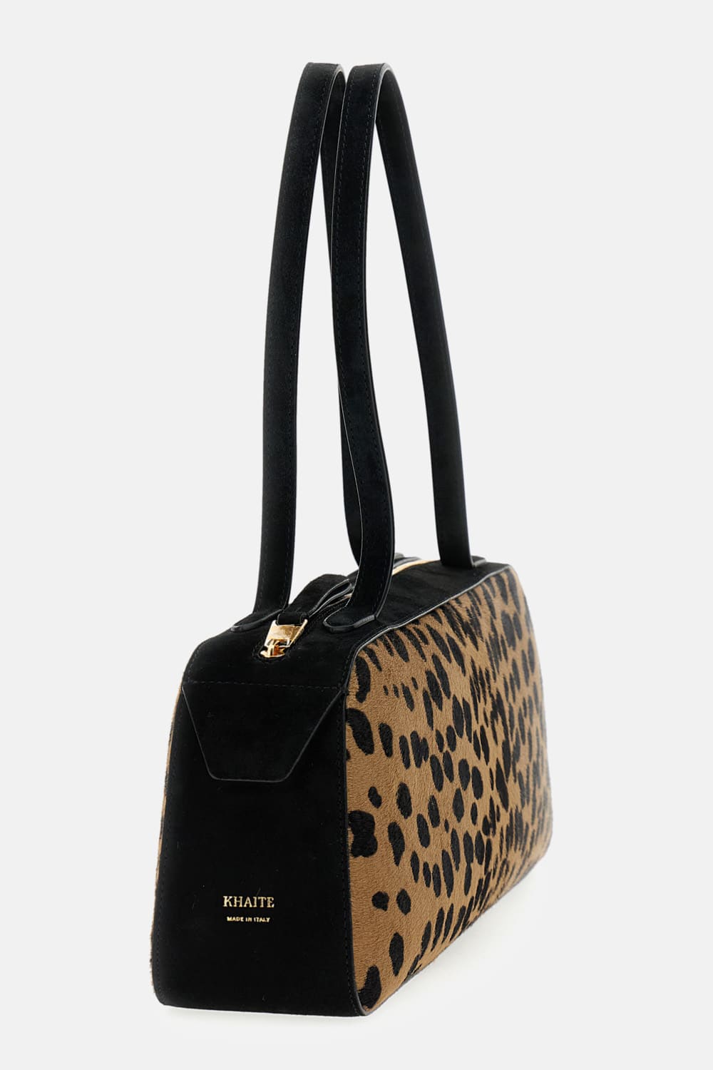 Khaite Simona Shoulder Bag In Animal Print