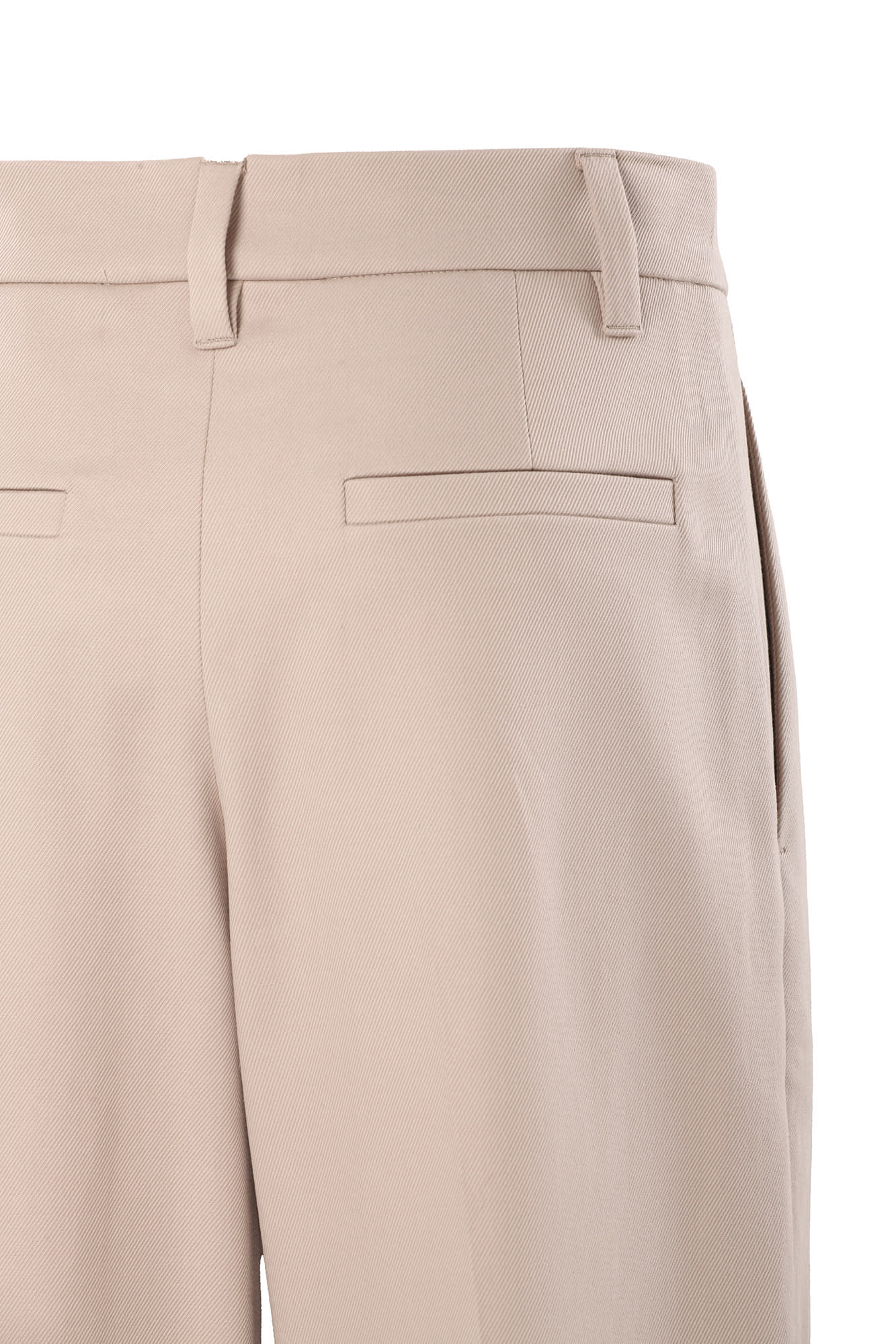 Shop Brunello Cucinelli Trousers Beige