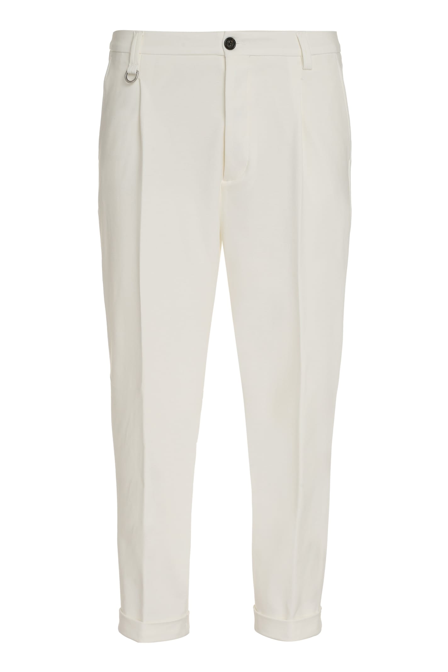 Paolo Pecora Tailored Trousers In Ivory | ModeSens