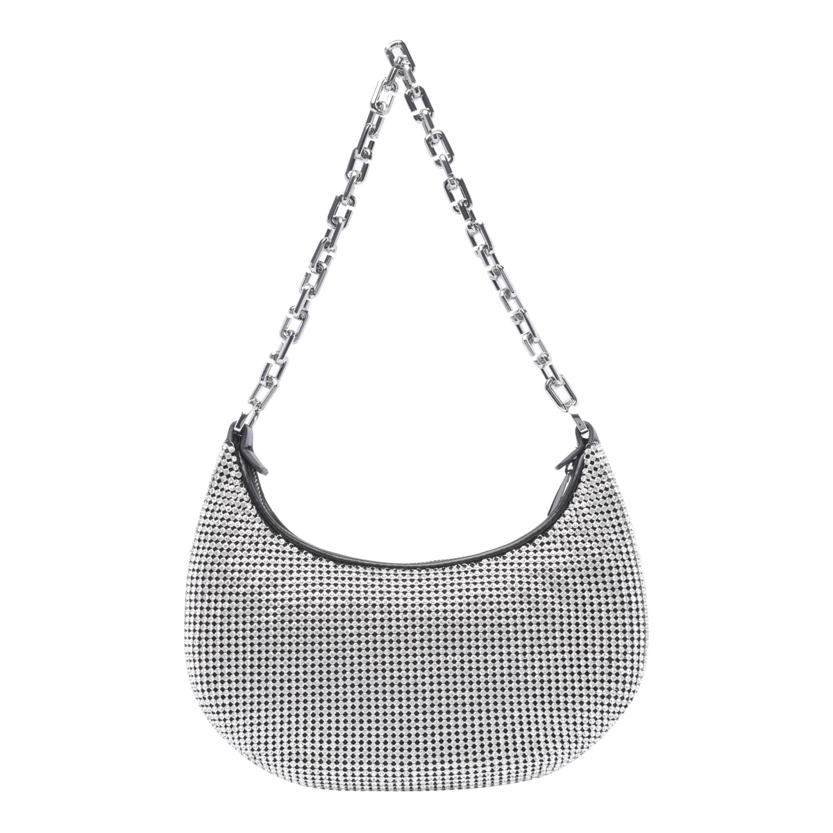 Shop Marc Jacobs The Small Curve Bag In Silver