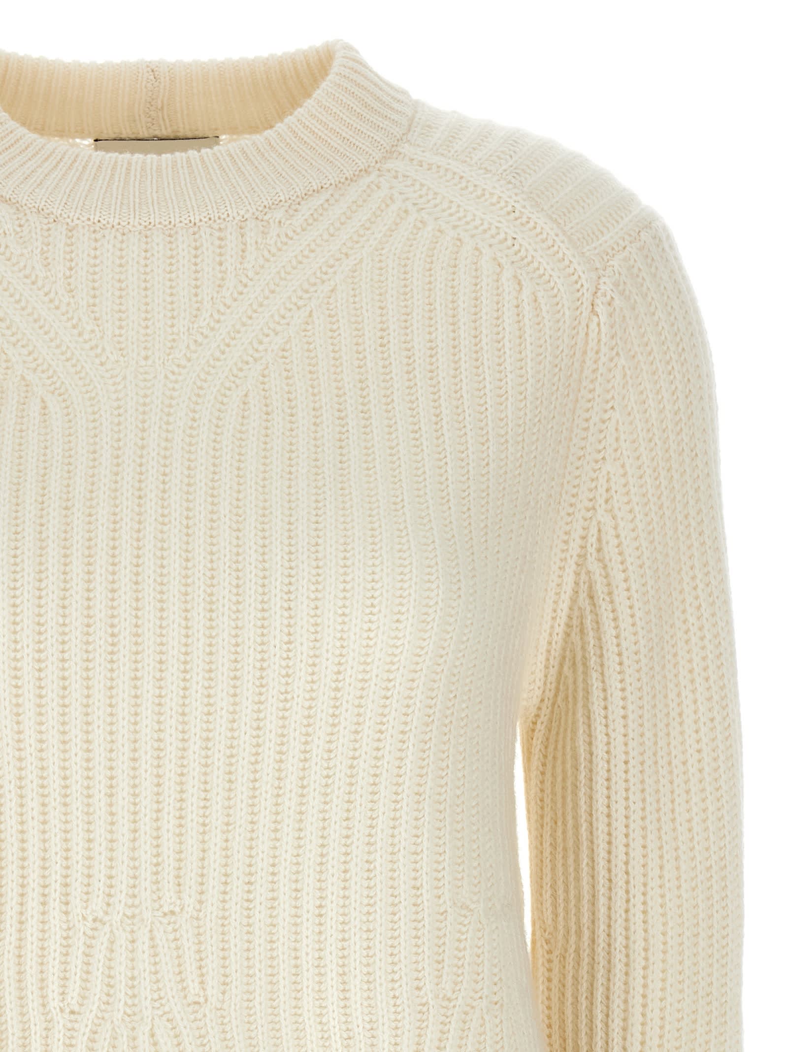 Shop Loulou Studio Cosmo Sweater In White