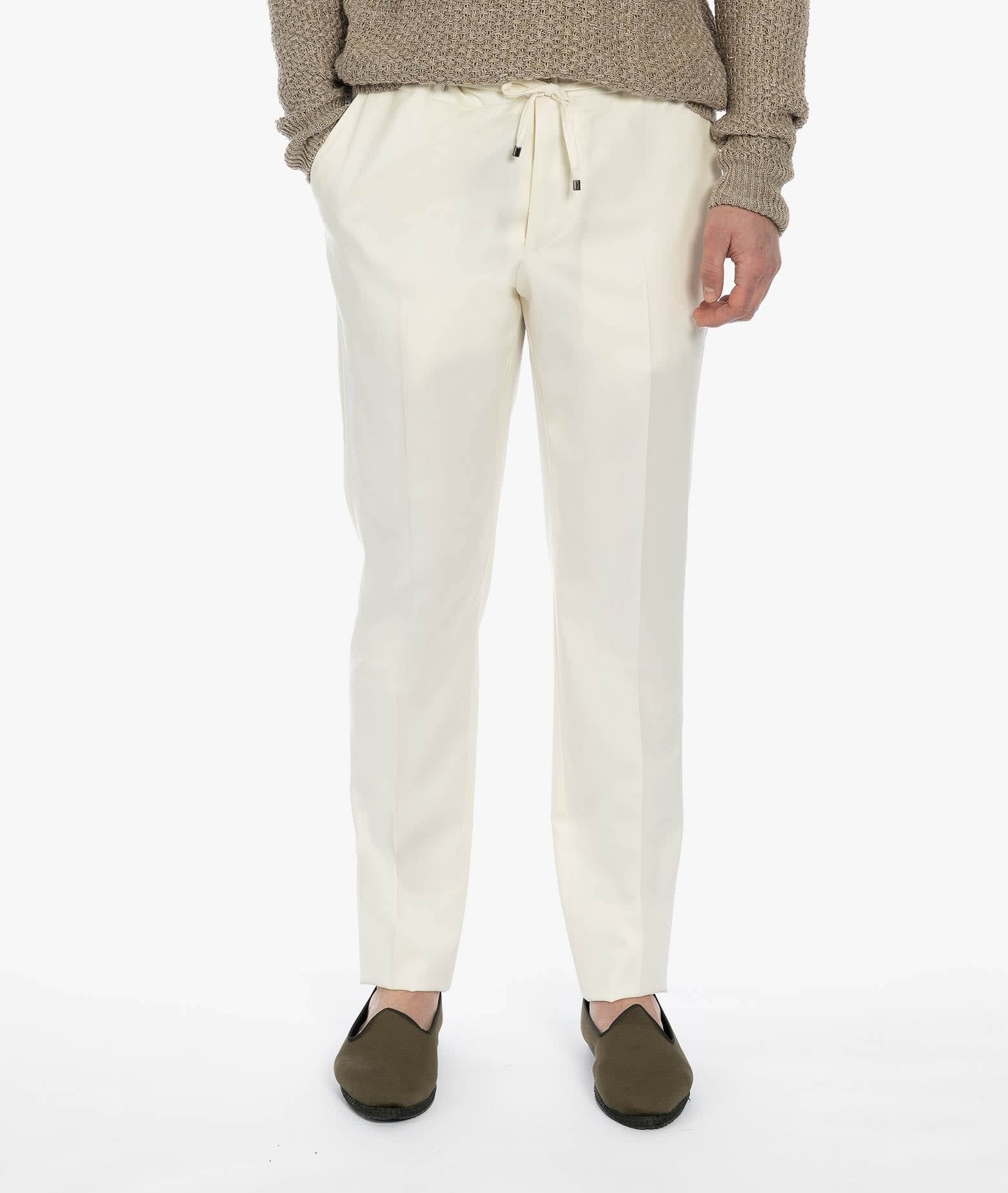 Larusmiani Trousers D20 Pants In White