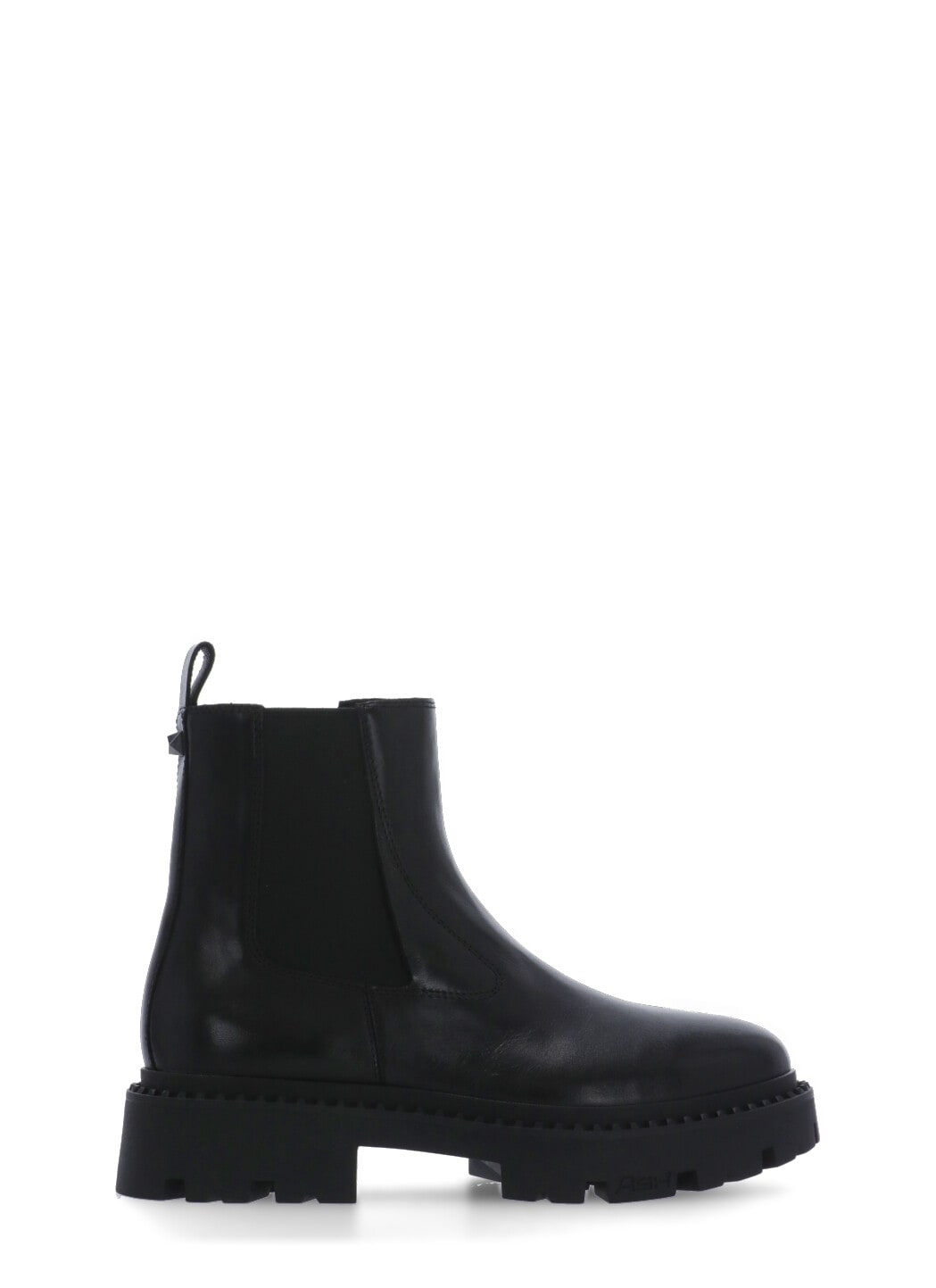 Shop Ash Genesis Stud Cheslea Boots In Black