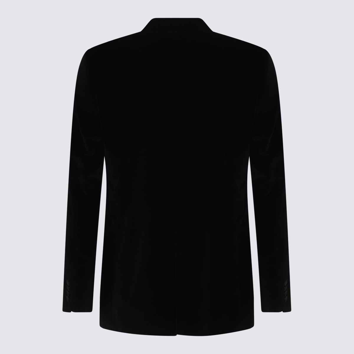 Shop Dolce & Gabbana Black Cotton Blazer