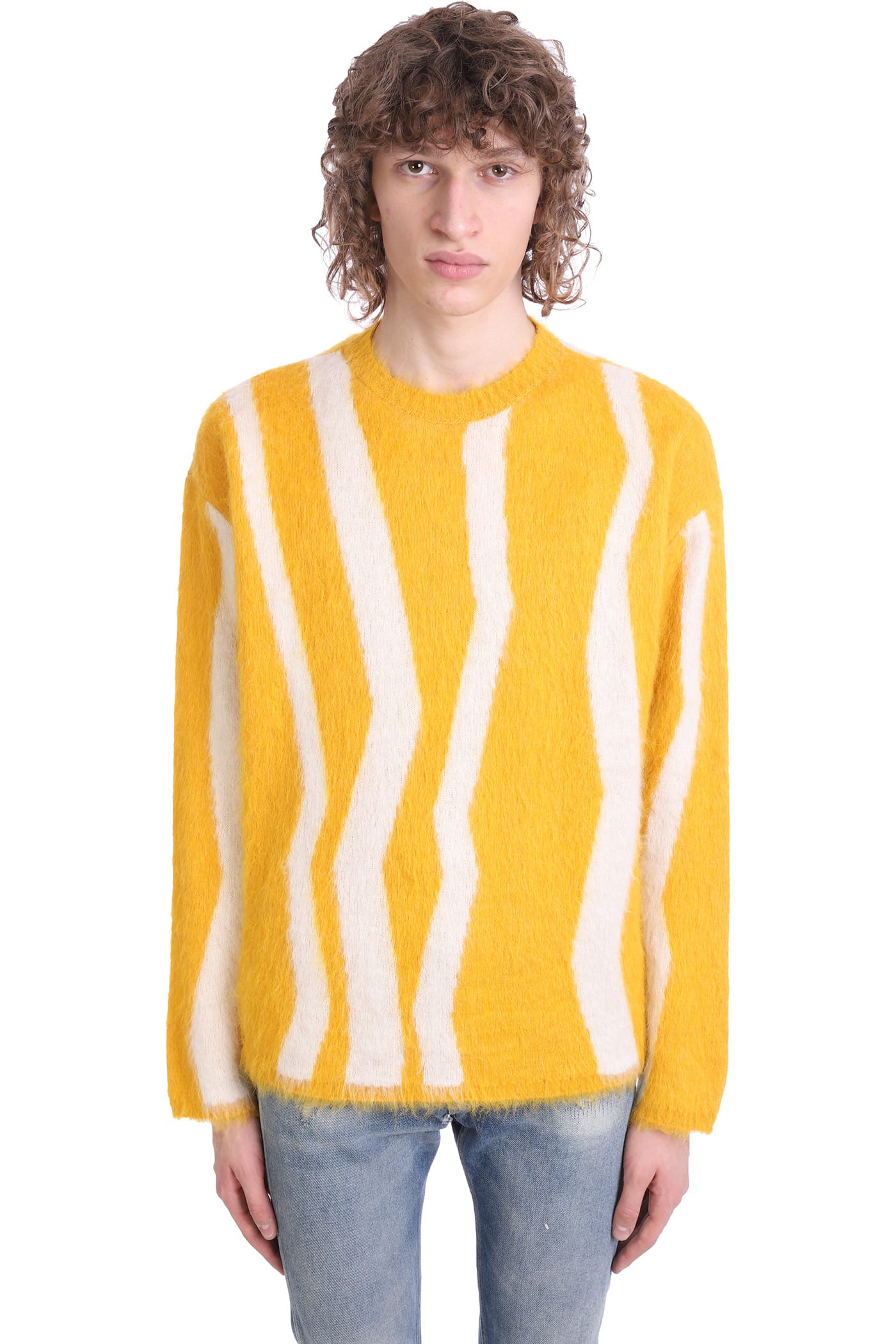 Danilo Paura Kelly Knitwear In Yellow Acrylic