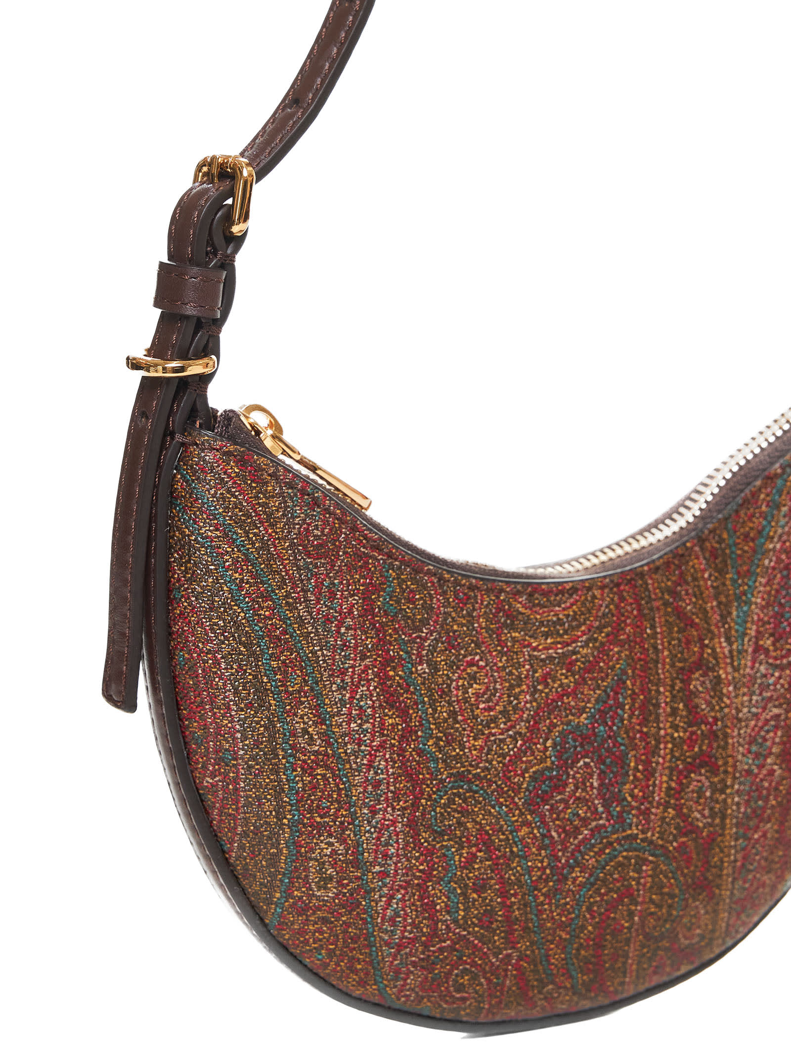 Shop Etro Shoulder Bag In Marrone 2