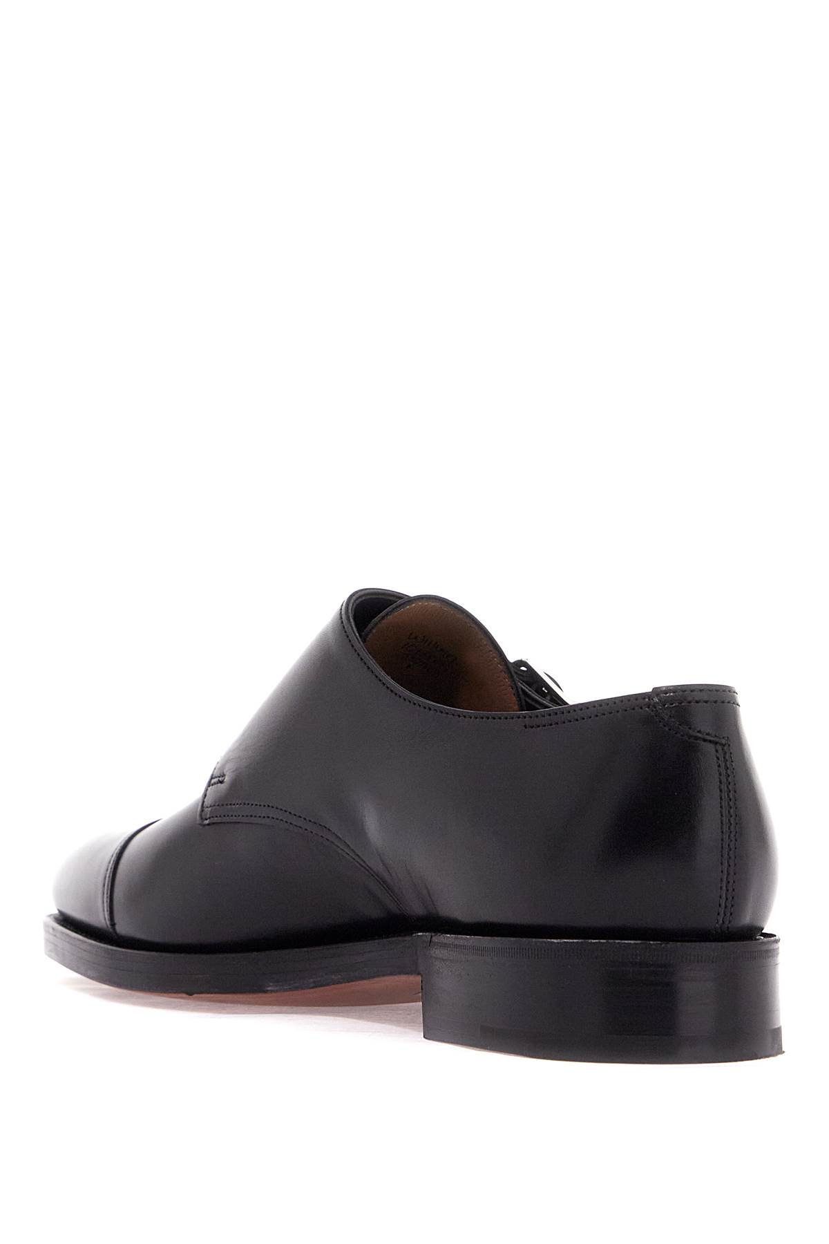 Shop John Lobb William Monk Strap Loafers In Black (black)