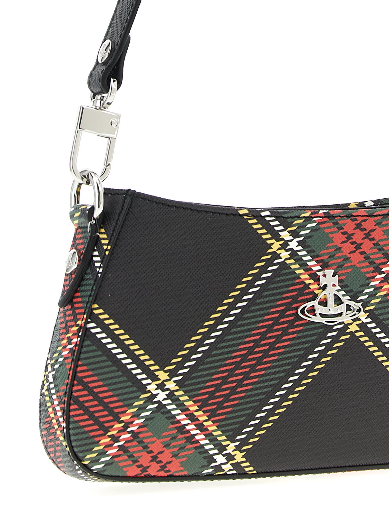Vivienne Westwood Mens Chelsea Tartan Tasha Faux-leather Shoulder Bag In Multi