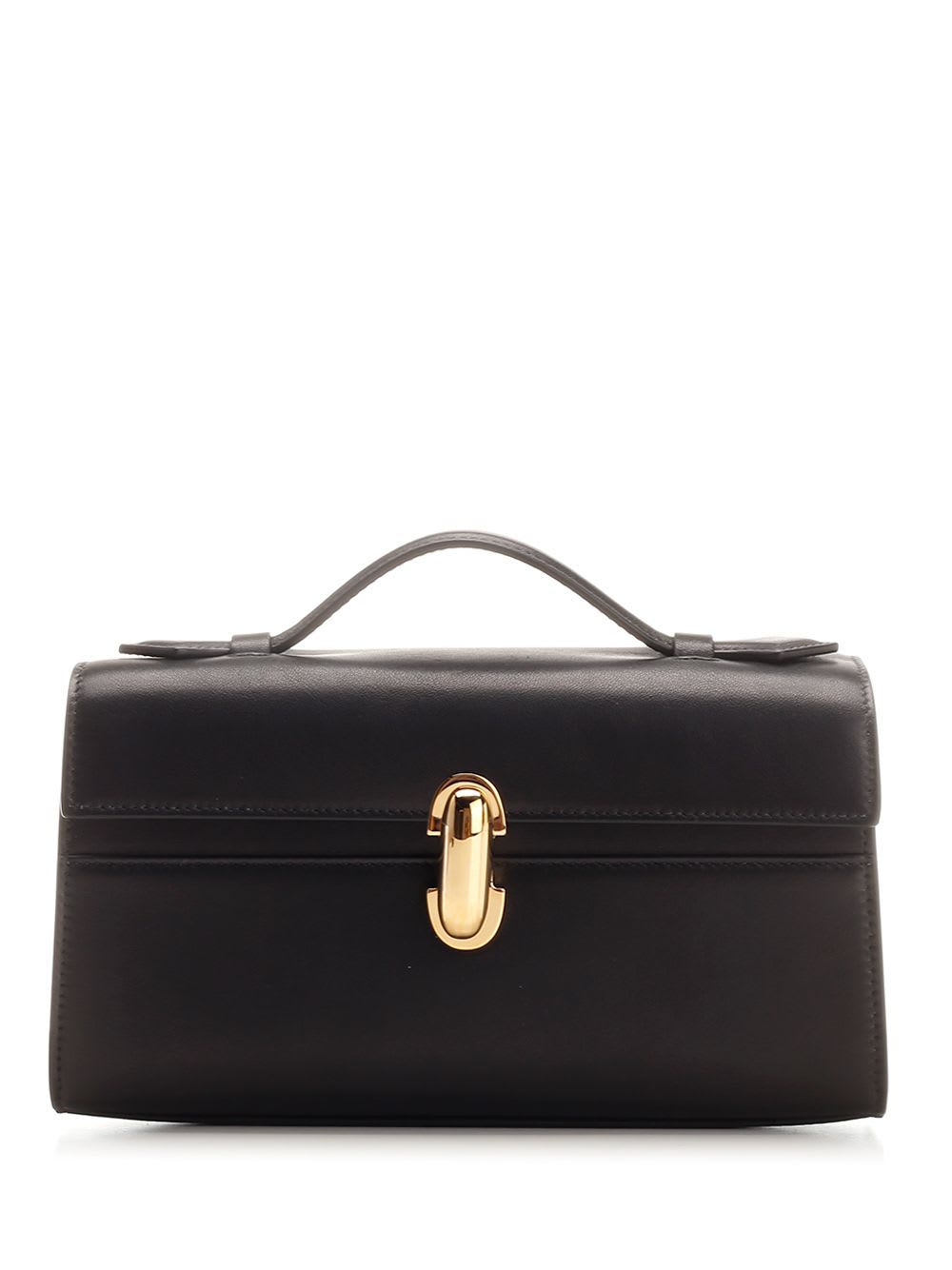 Shop Savette Simmetry Pochette Handbag In Black