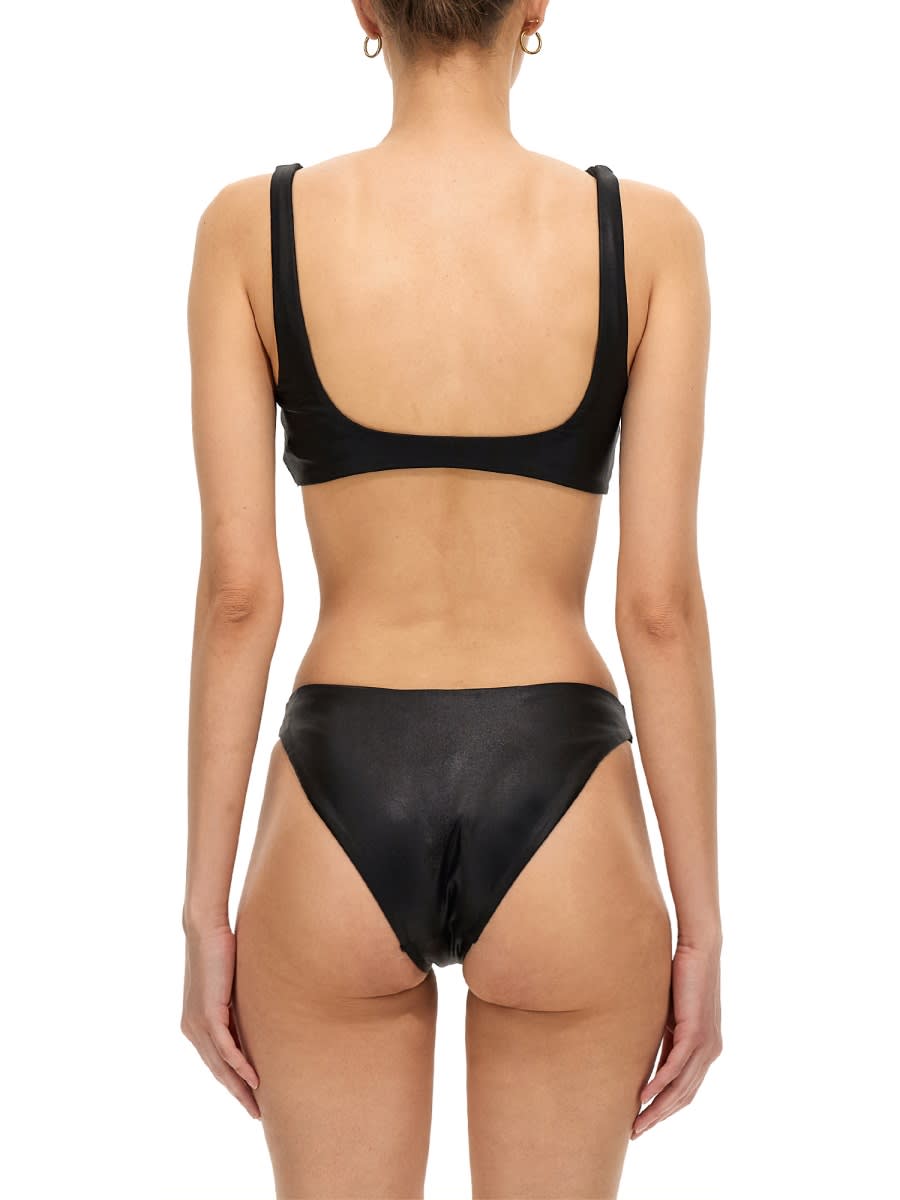 Shop Rotate Birger Christensen Pearla Bikini Swimsuit In Black