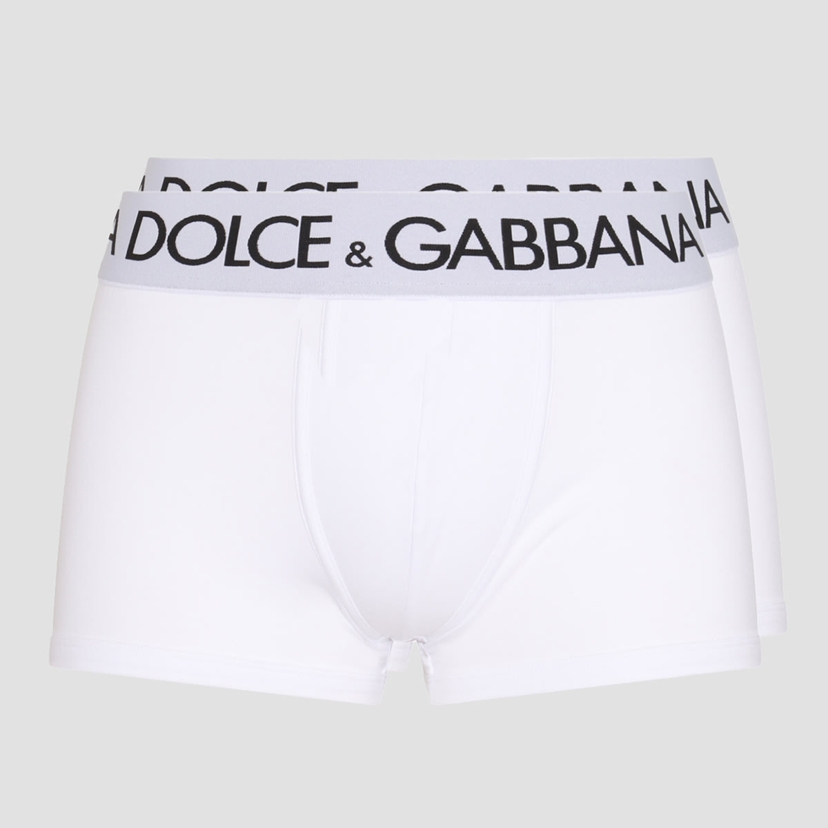 Shop Dolce & Gabbana White Cotton Set Of Boxers