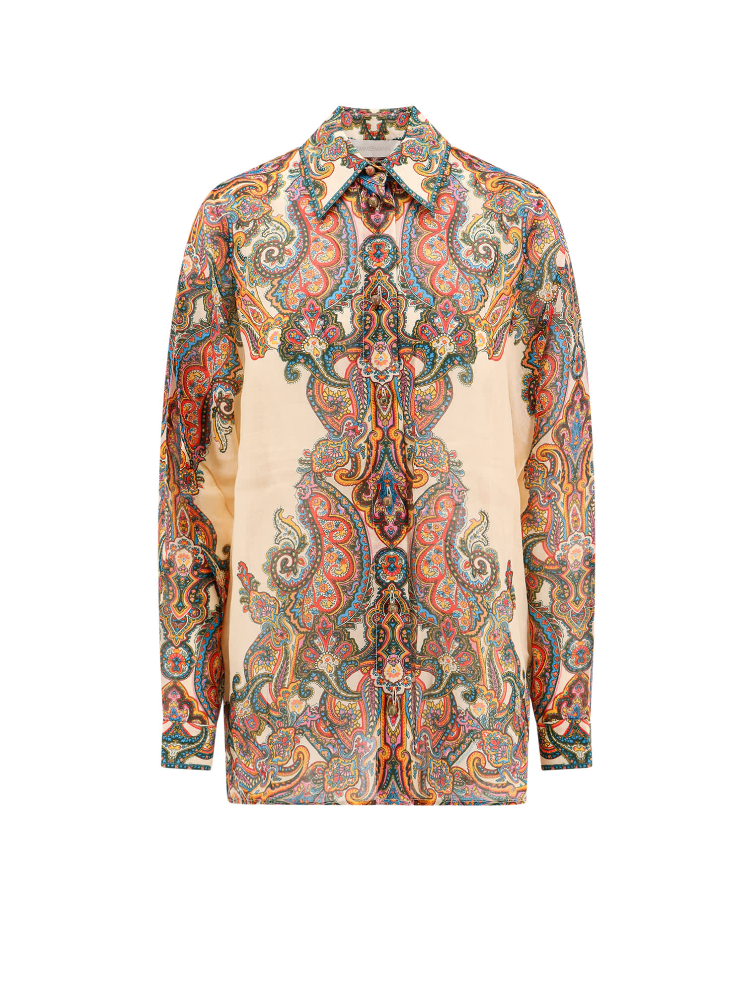 Shop Zimmermann Shirt In Multicolor