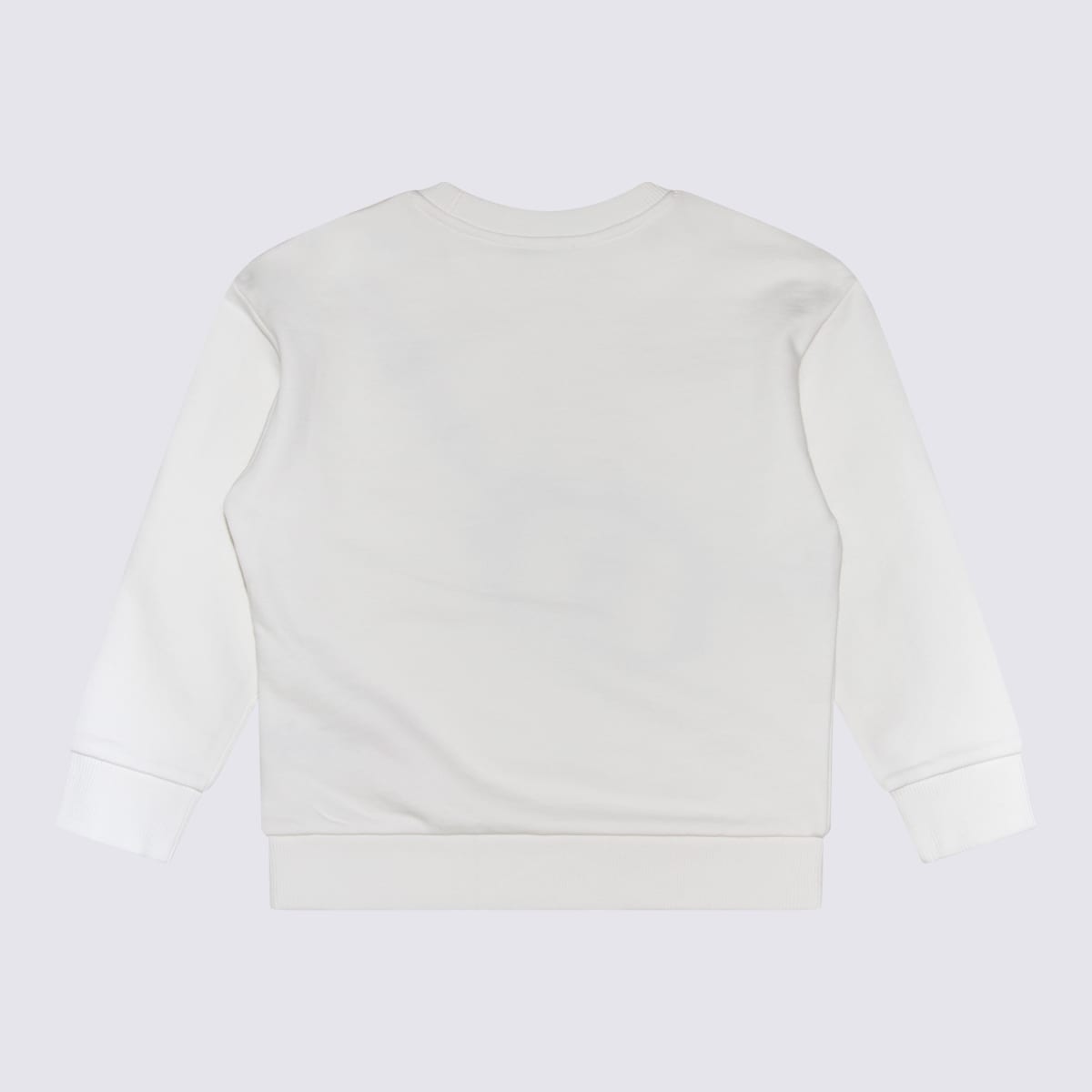 Shop Little Marc Jacobs White And Black Cotton Sweatshirt In Avorio