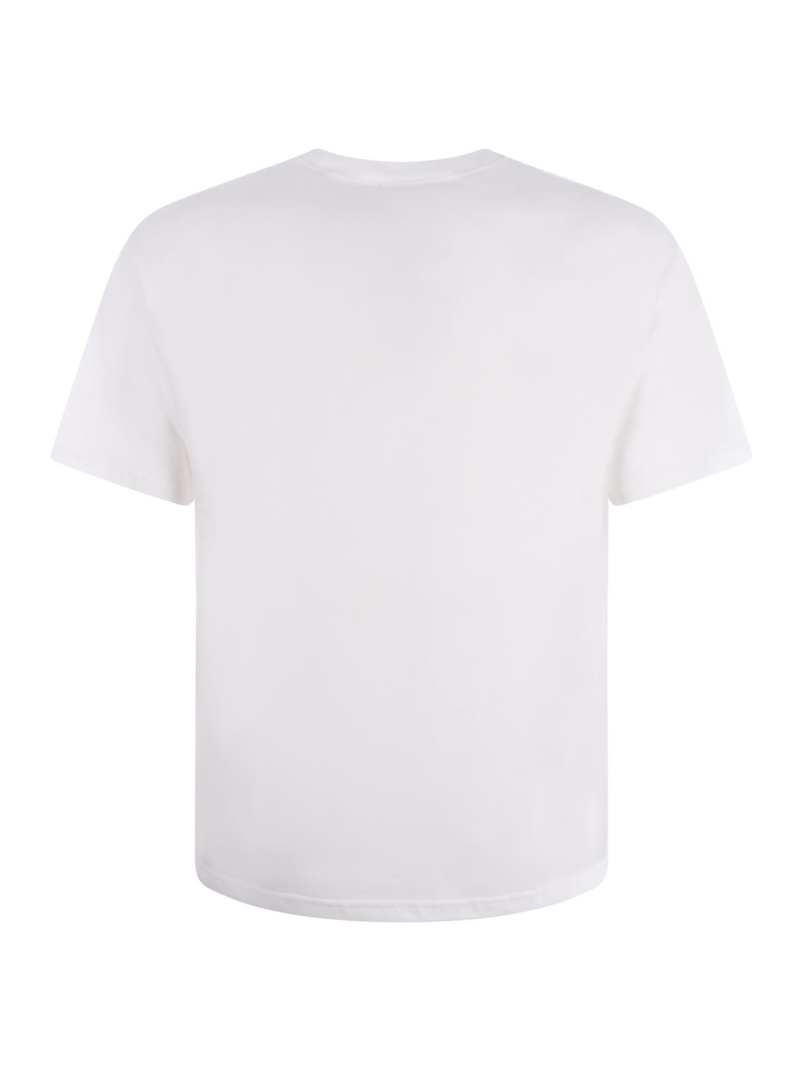 Shop Apc T-shirt A.p.c. Kyle In Cotton In Bianco