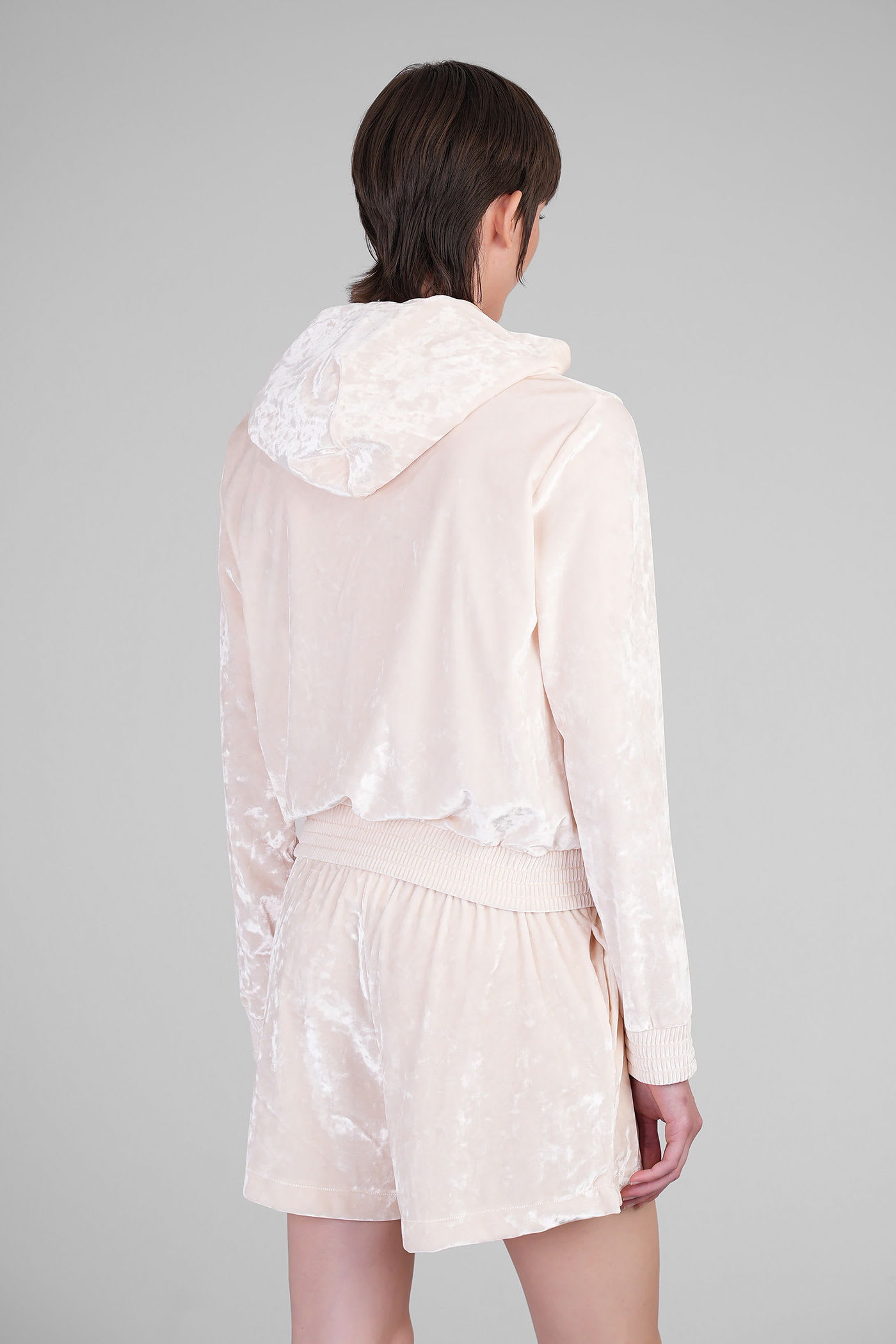 Mc2 Saint Barth Jasmine Sweatshirt In Beige Polyester In Neutral