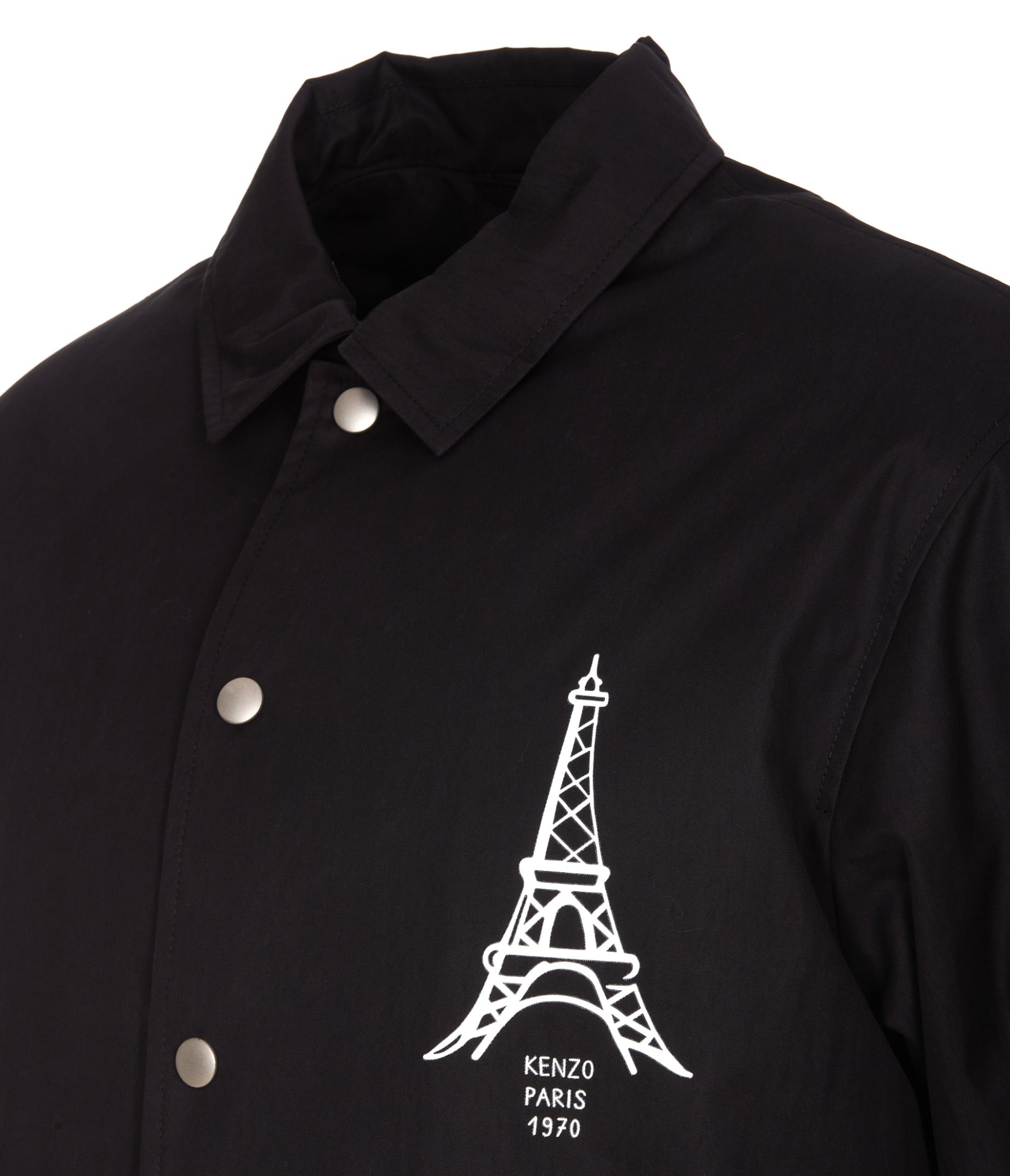 Shop Kenzo Paris-japan Coach Jacket In Black