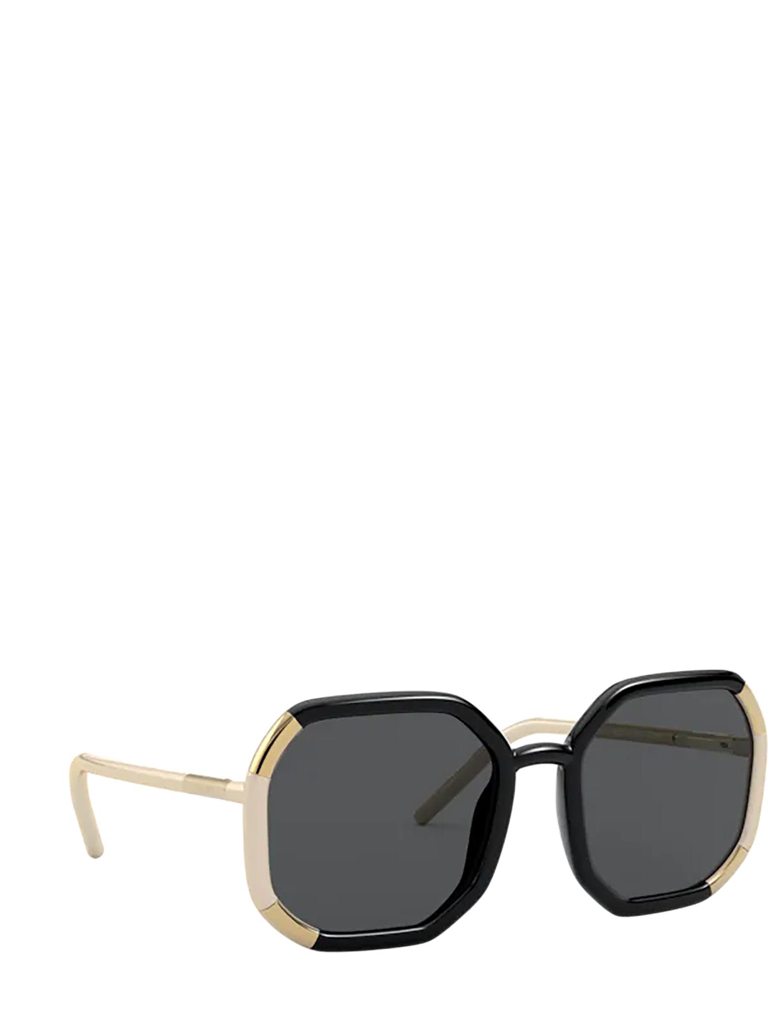 Prada Dark Gray Geometric Ladies Sunglasses Pr 20xs 02f5s058 In Grey