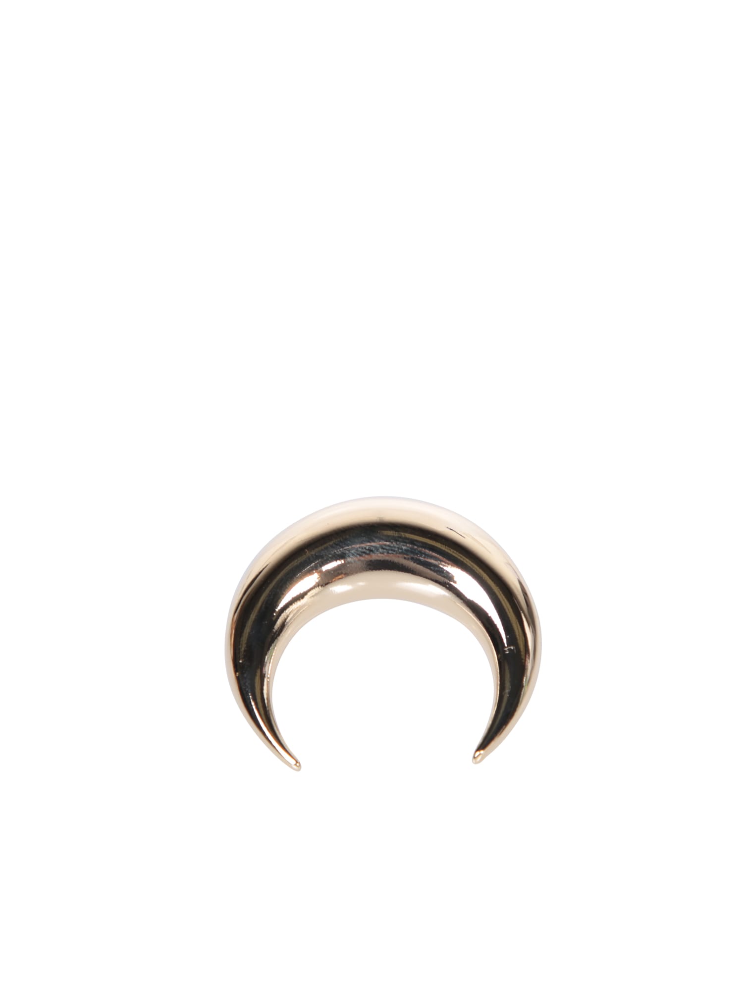 Marine Serre Gold Single Moon Earring In Not Applicable