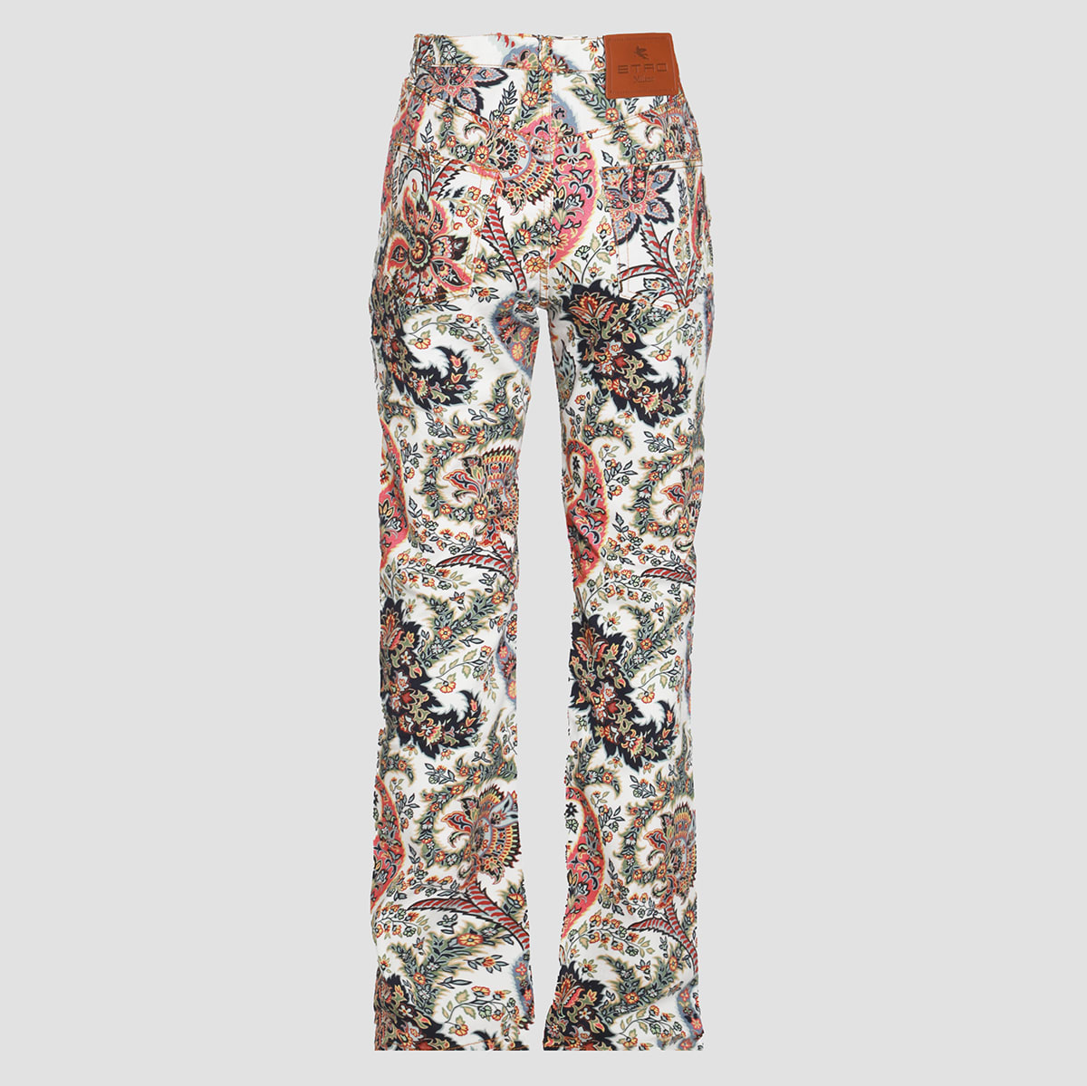 ETRO WHITE COTTON DENIM JEANS 