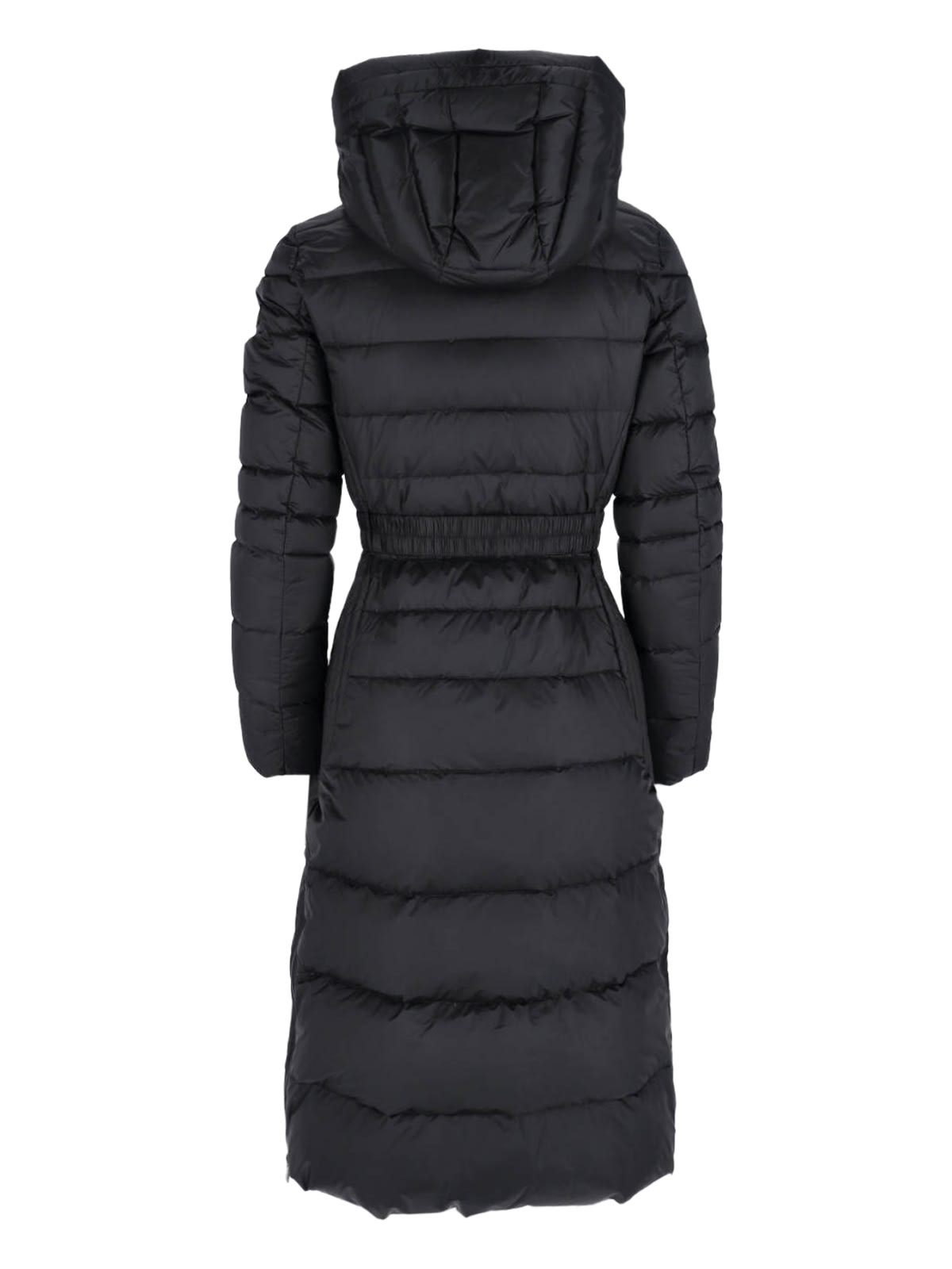 Tatras Quilted Long Jacket High Collar In Black