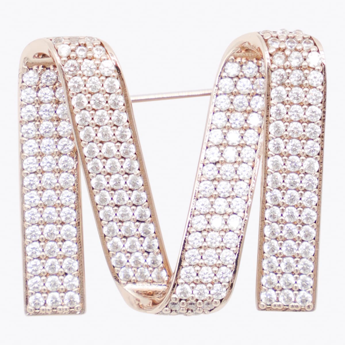 Max Mara Metal Grosgrain M Pin In Gold