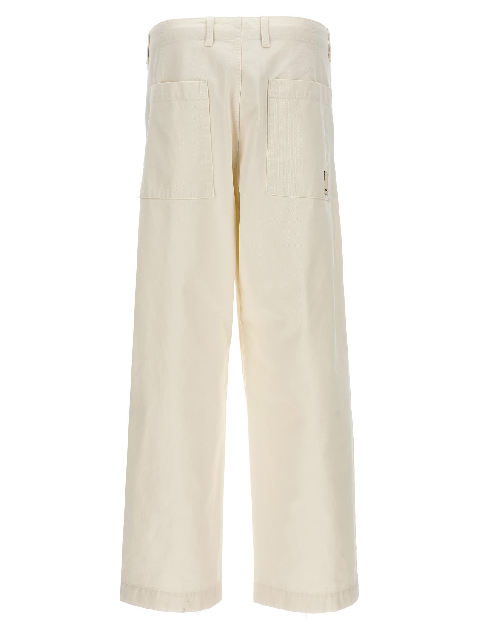 Shop Emporio Armani Denim Jeans In White