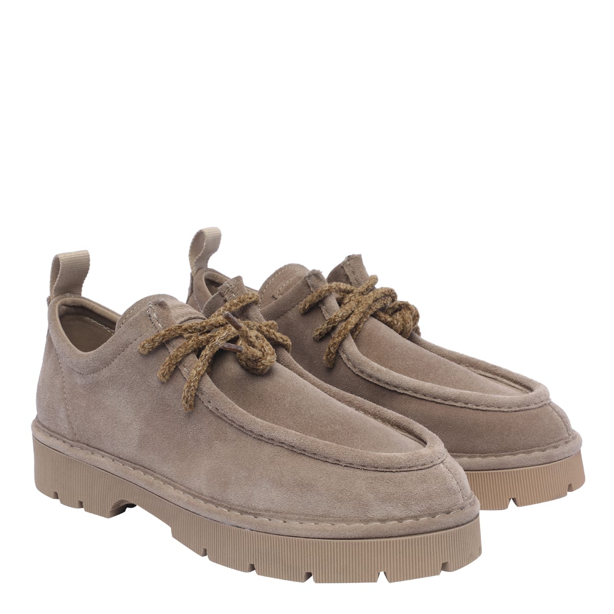 Shop Pànchic P99 Lace-up Shoes In Walnut