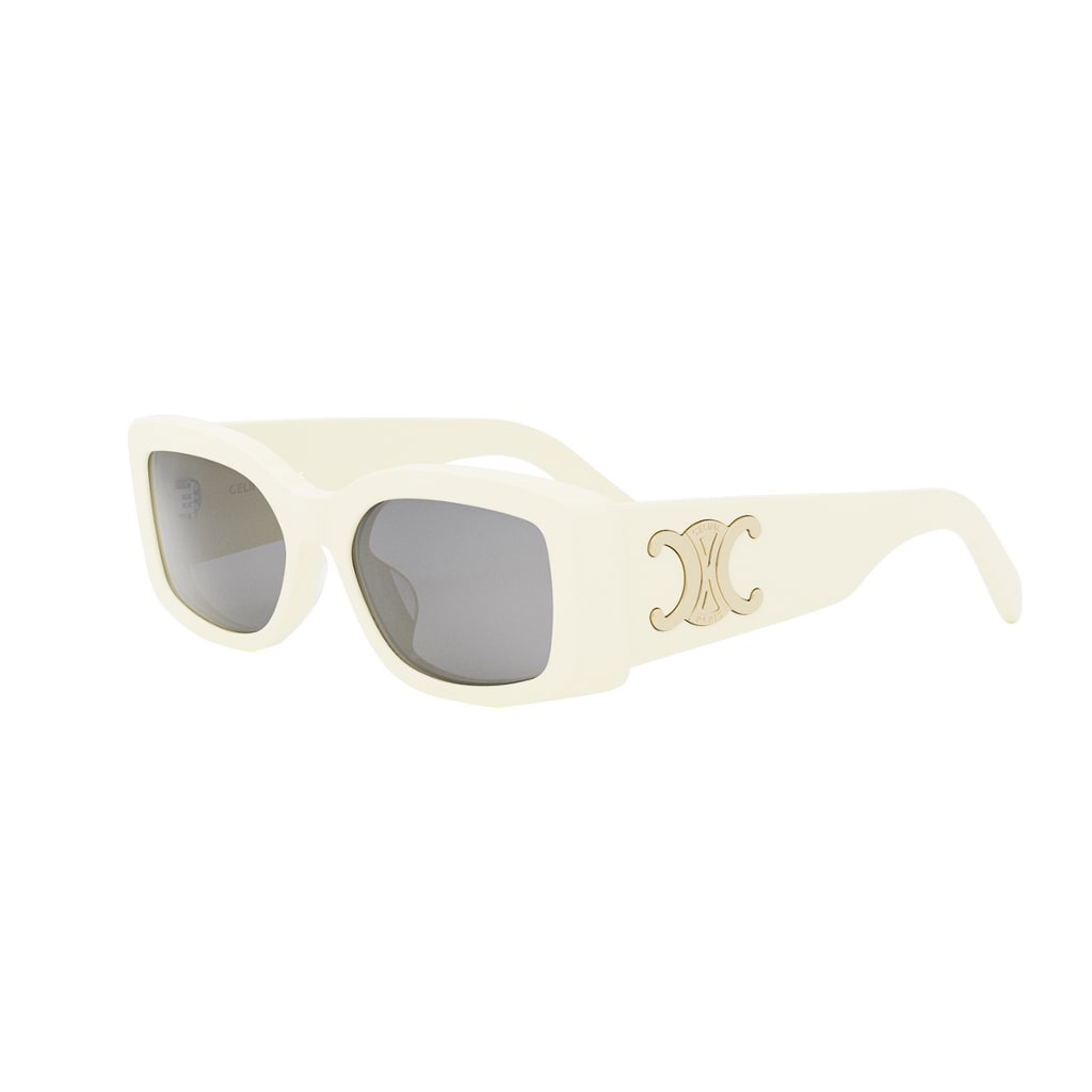 Shop Celine Cl40282u 25a Sunglasses In Avorio
