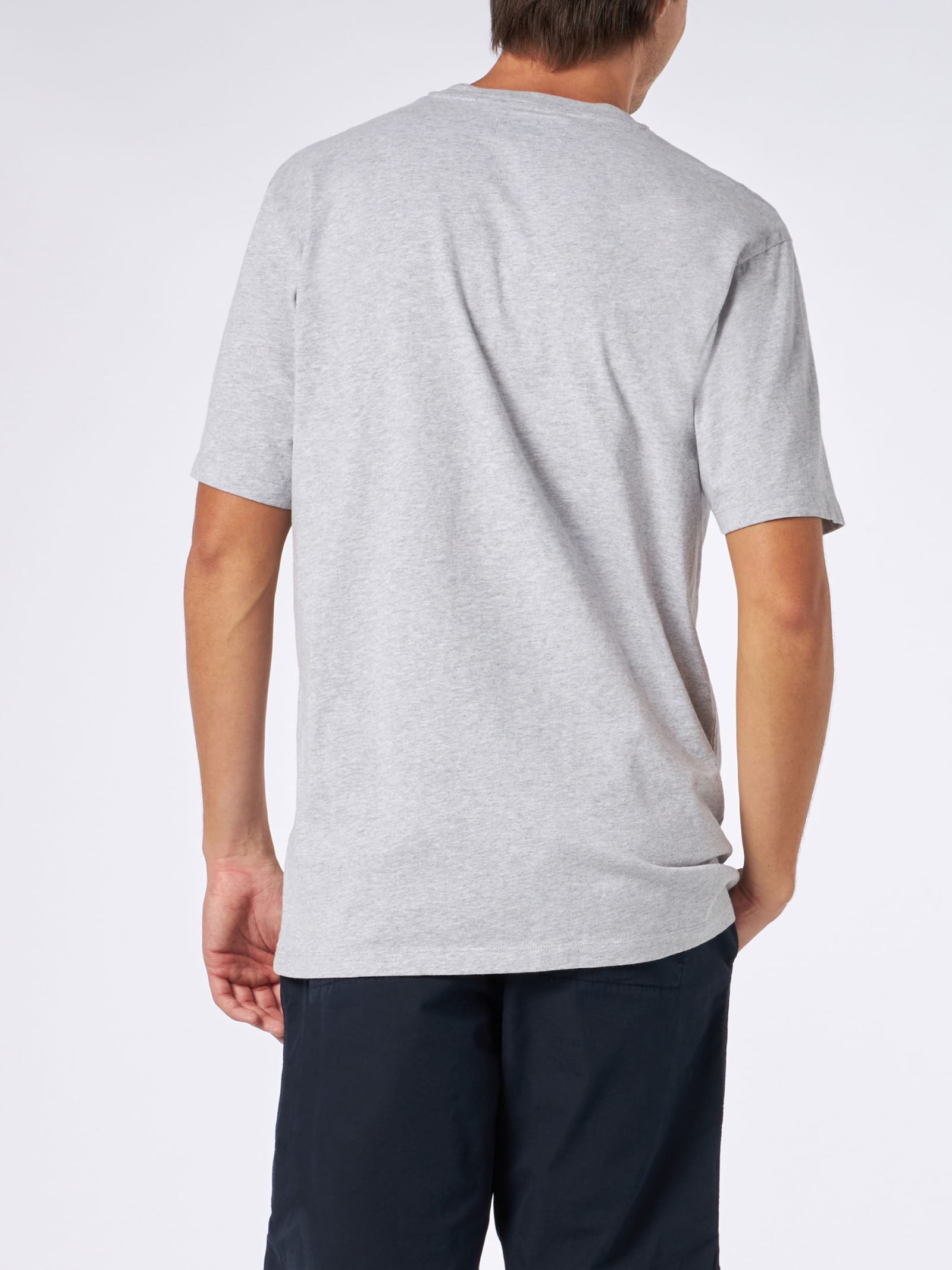 MC2 SAINT BARTH MAN HEAVY COTTON T-SHIRT WITH SPIDER MAN AND CART PRINT