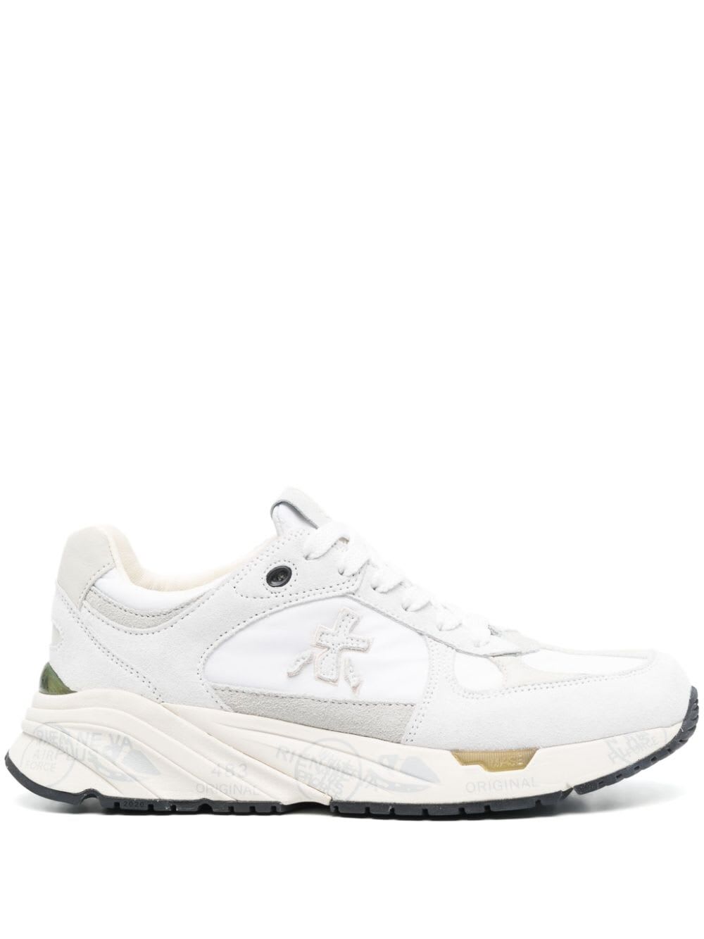 Shop Premiata Mased Sneakers In White