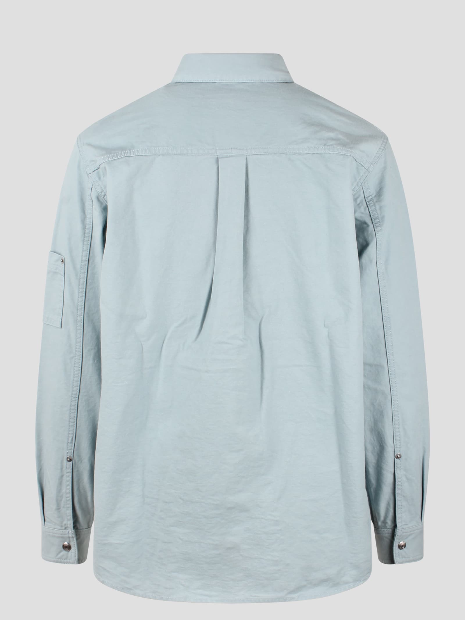 Shop Dior Christian Couture Overshirt In Blue