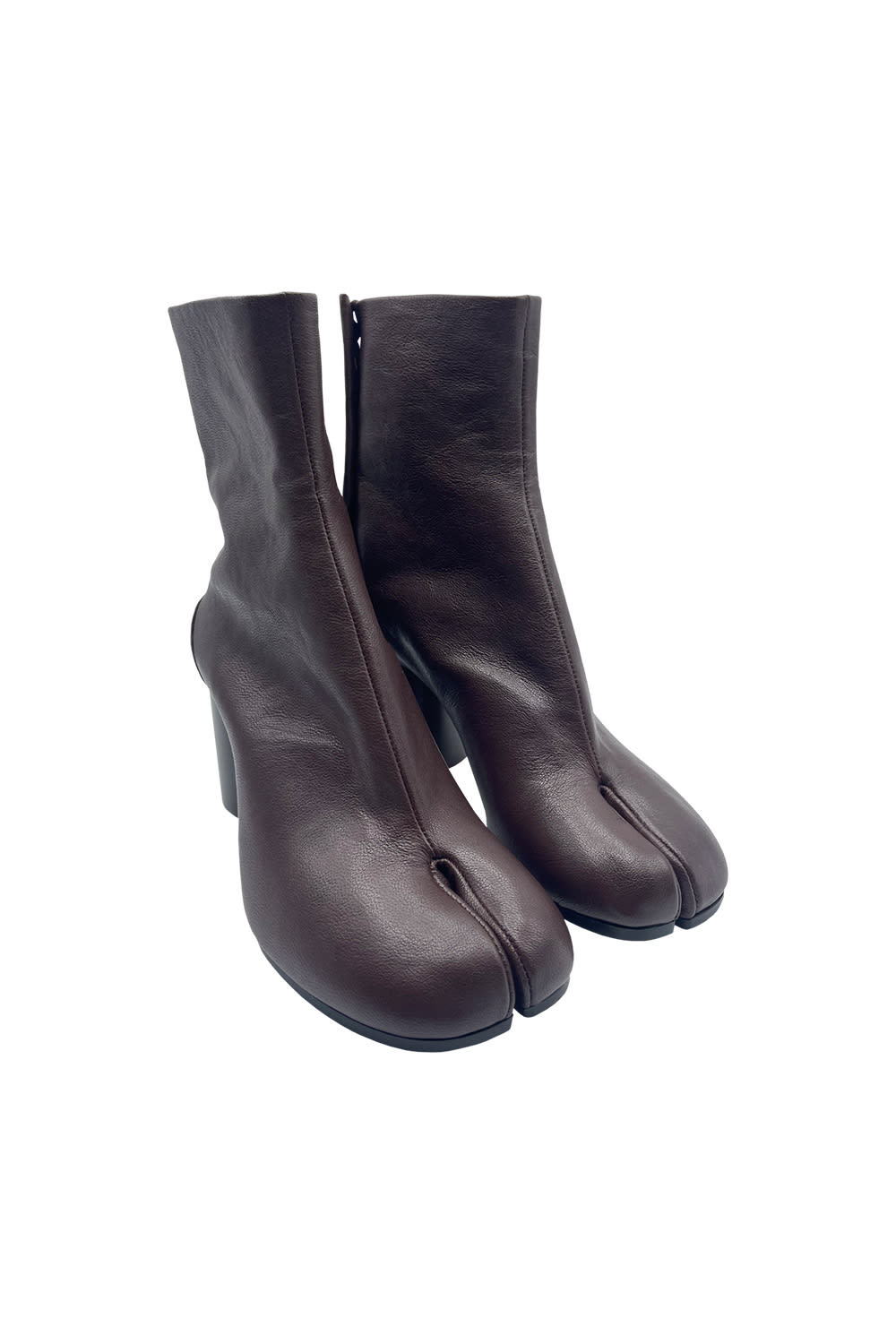 Shop Maison Margiela Brown Tabi Boots