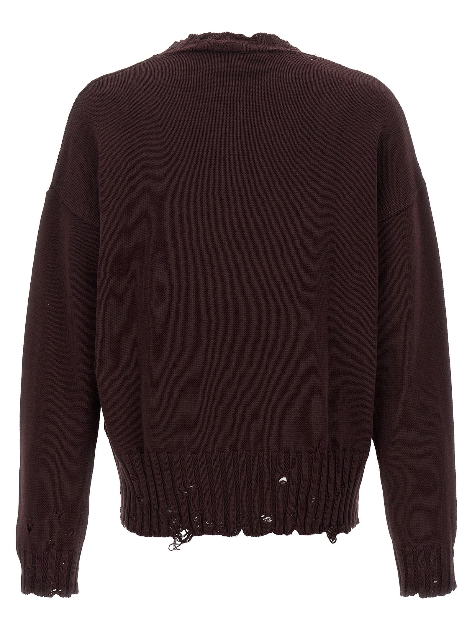 Shop Marni Destroyed Effect Sweater