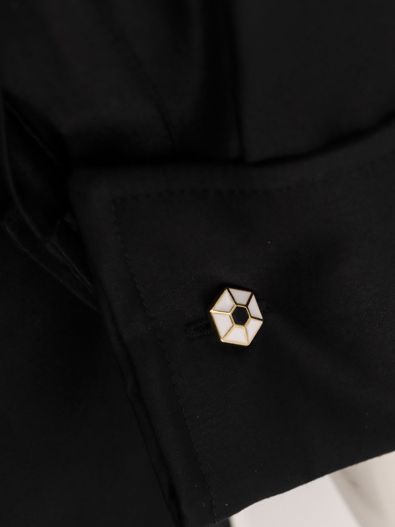 Max Mara Faraday Long Cotton Shirt In Black