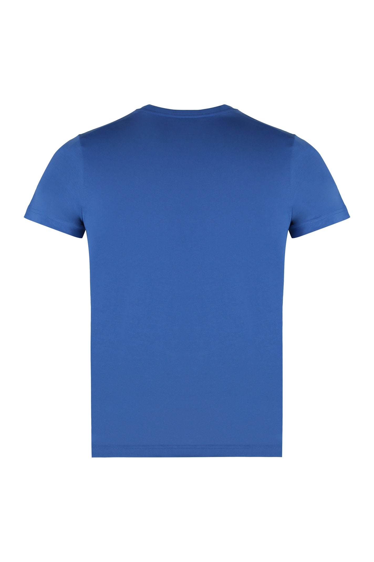 K-way Edouard Cotton Crew-neck T-shirt In Blue