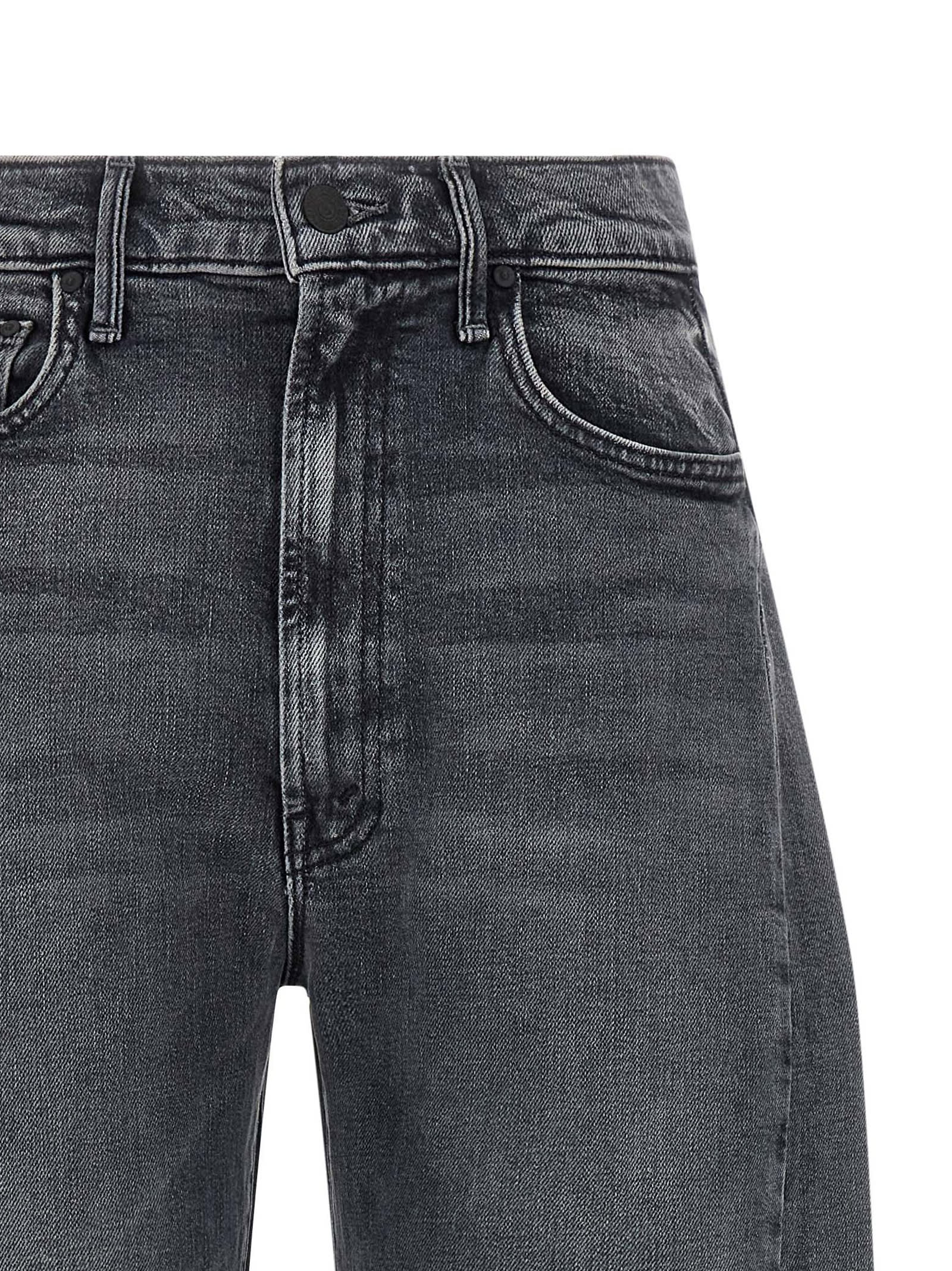 Mother The Half-pipe Flood Jeans In Blue