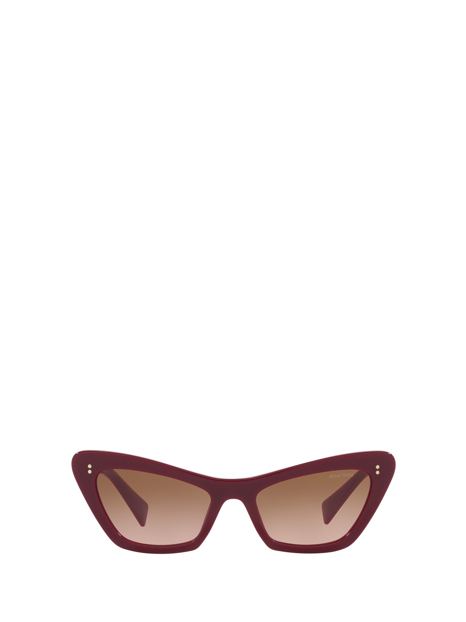 Miu Miu Eyewear Miu Miu Mu 03xs Bordeaux Sunglasses