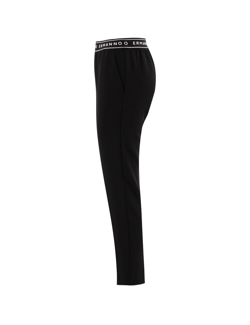 Shop Ermanno Firenze Trousers In Black