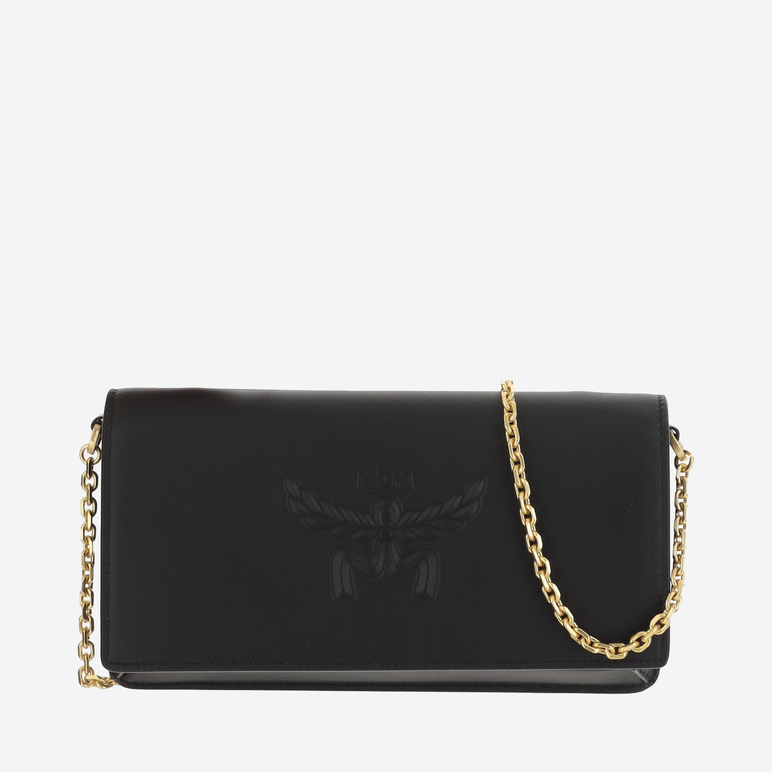 Shop Mcm Himmel Mini Shoulder Bag In Black