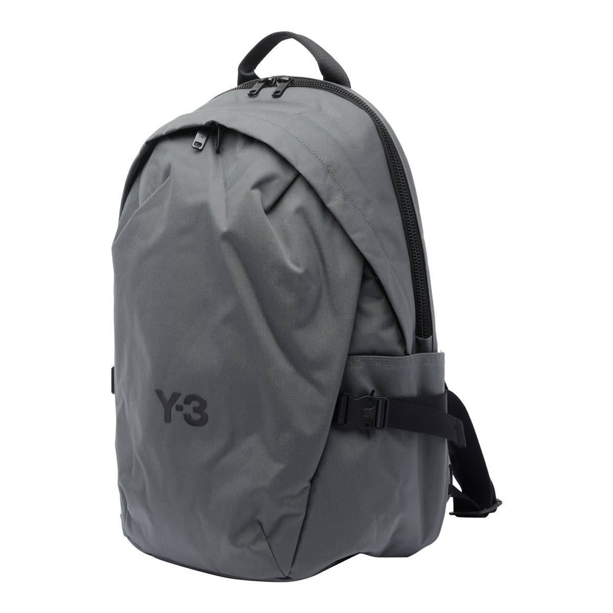 Y-3 Modern Backpack With Adjustable Straps And Pockets In Gray