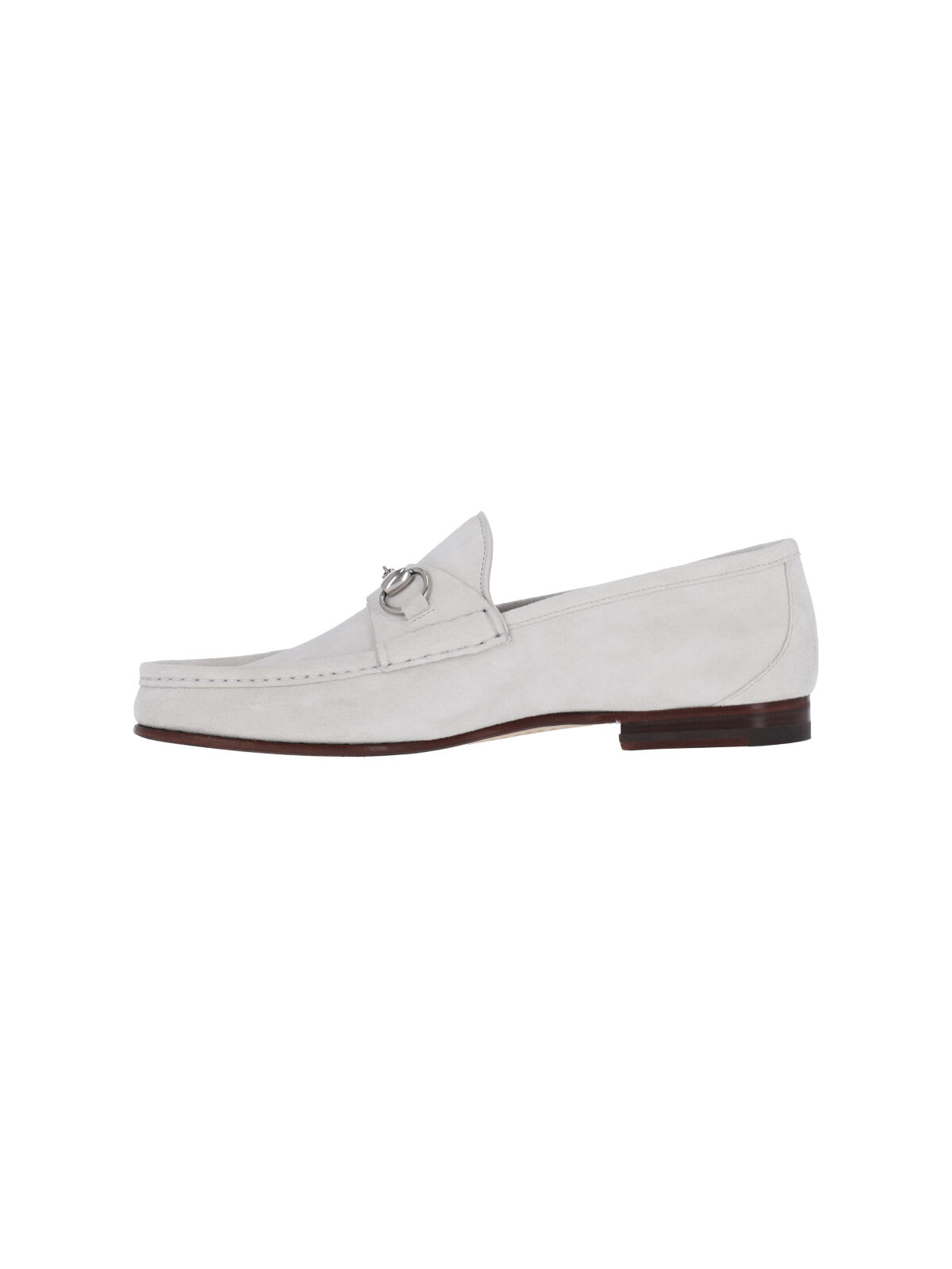 Gucci Loafers With Clamp In Gray