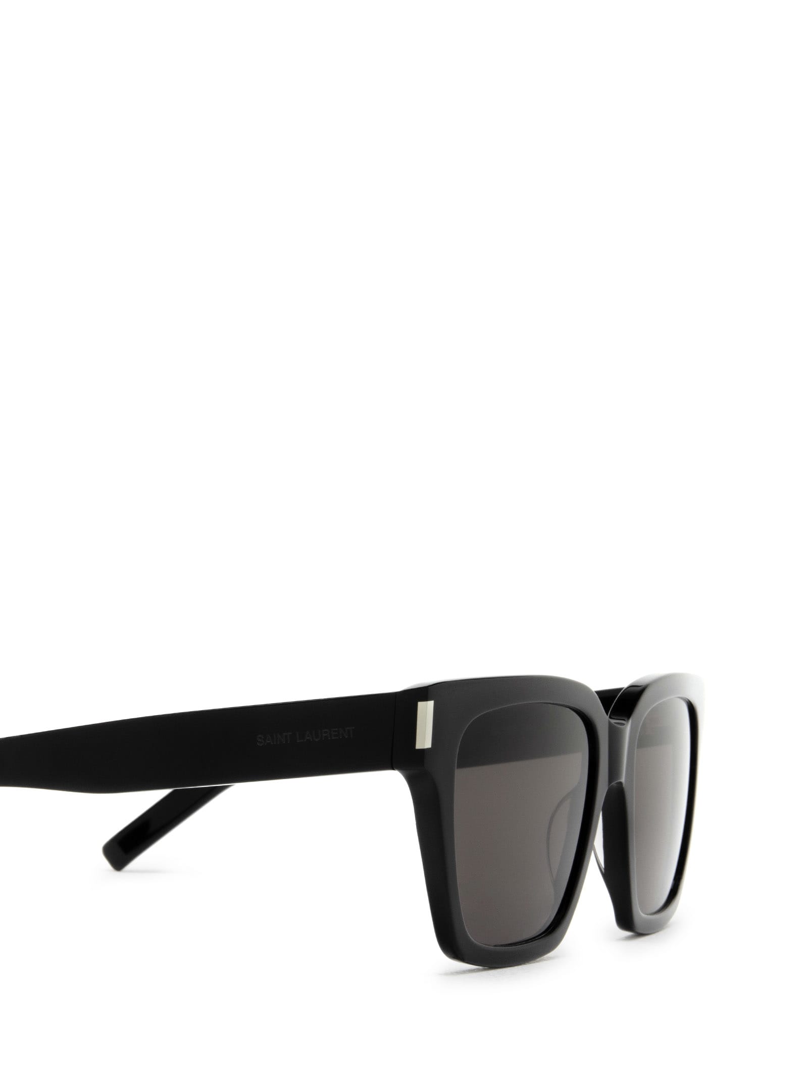 Shop Saint Laurent Sl 507 Black Sunglasses