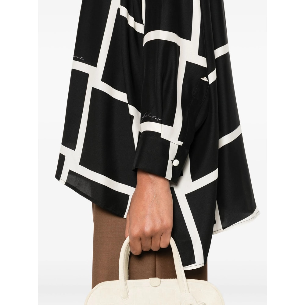 Gianluca Capannolo Button-up Long Sleeve Shirt In Black