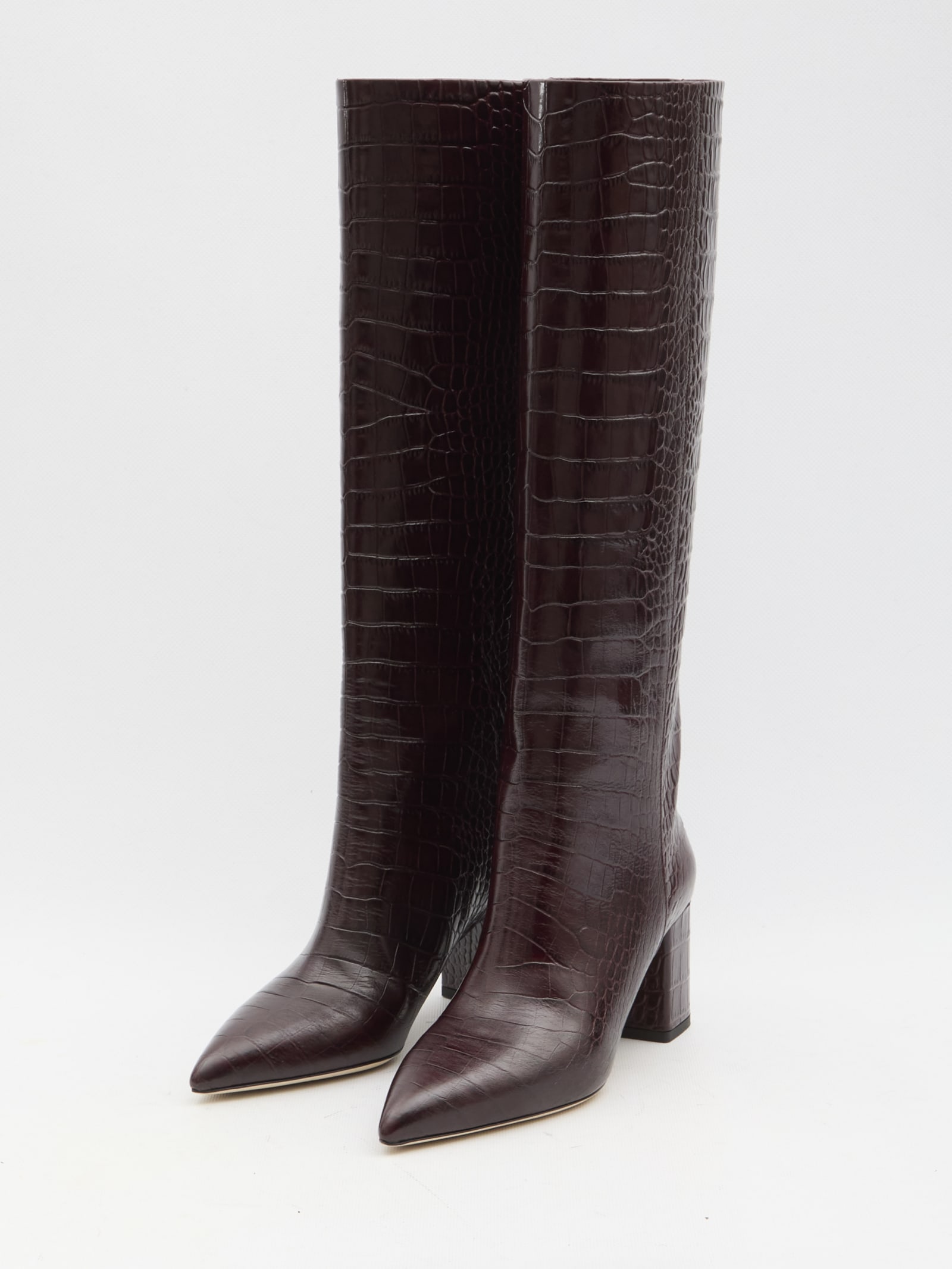 Shop Paris Texas Anja Boots In Bordeaux